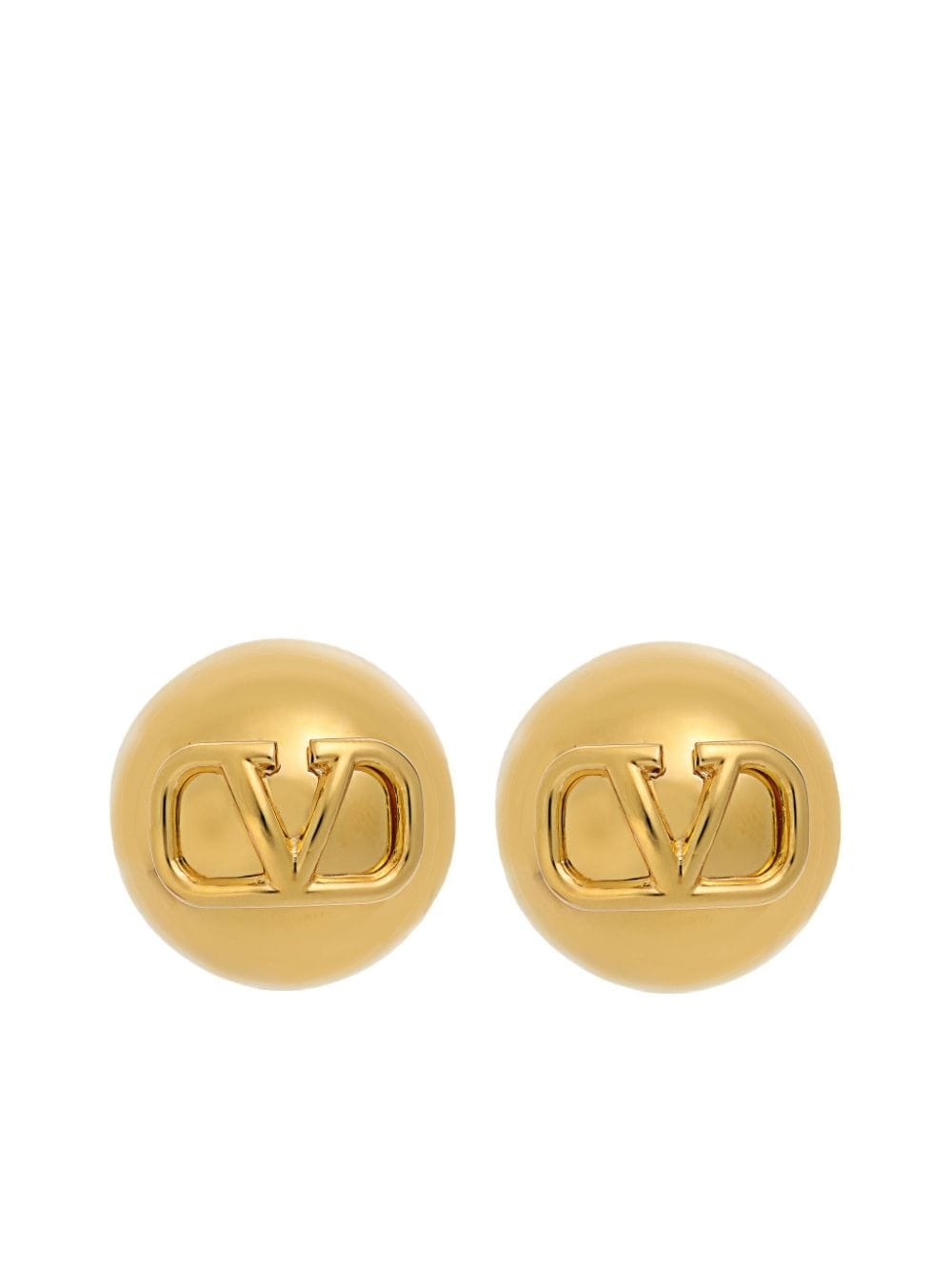 VLogo Signature clip-on earrings - 1