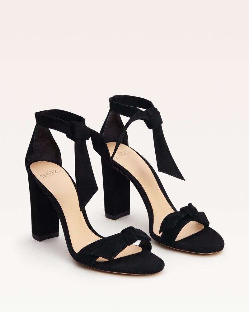 CLARITA BLOCK 90 SUEDE BLACK - 2