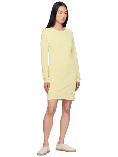 Lemaire Yellow Double Layer Minidress outlook