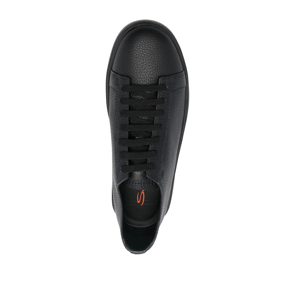 Santoni Black Trainers - Low-Tops Men - 2
