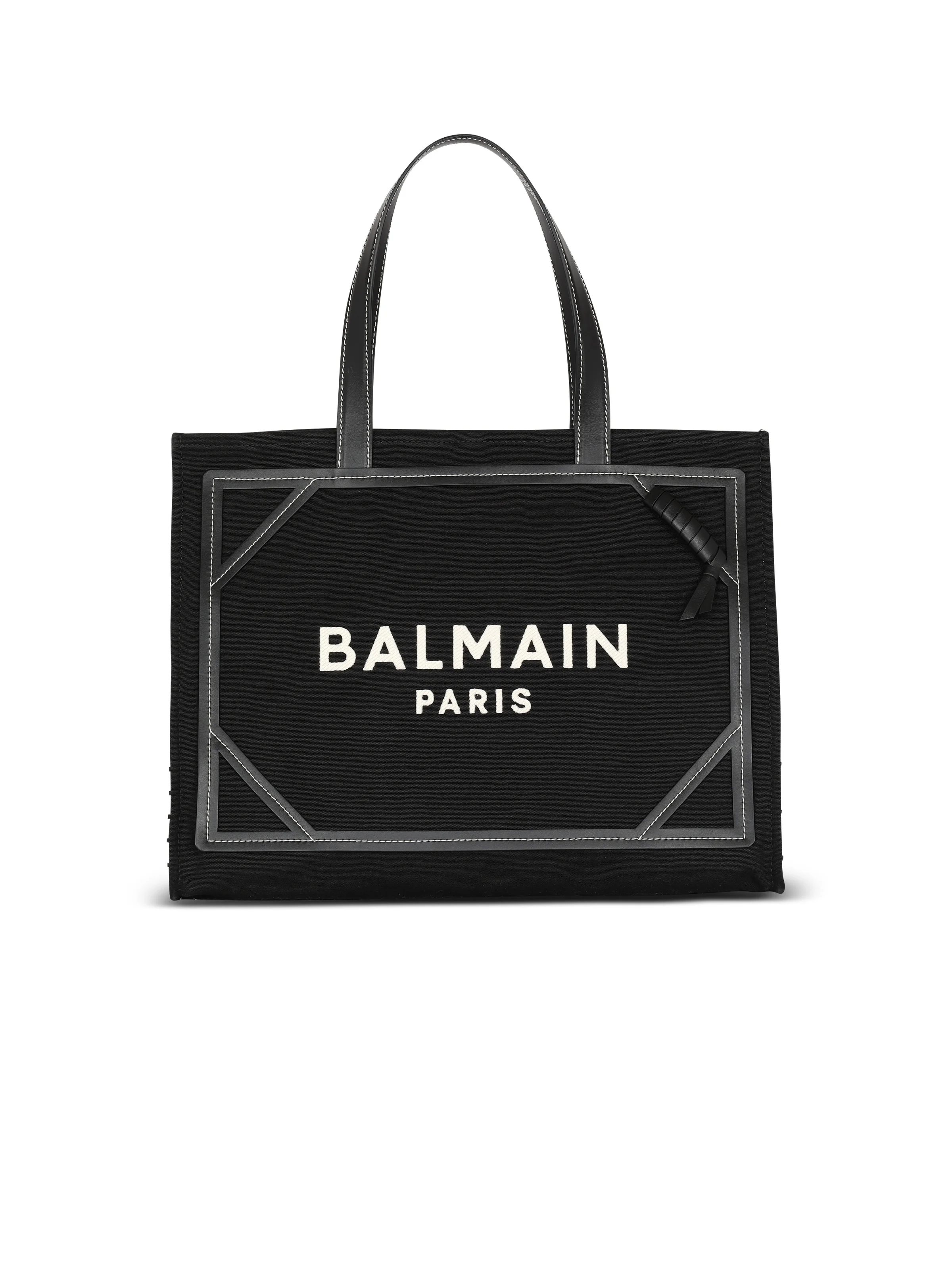 B-Army 42 monogram canvas and leather Tote bag - 1