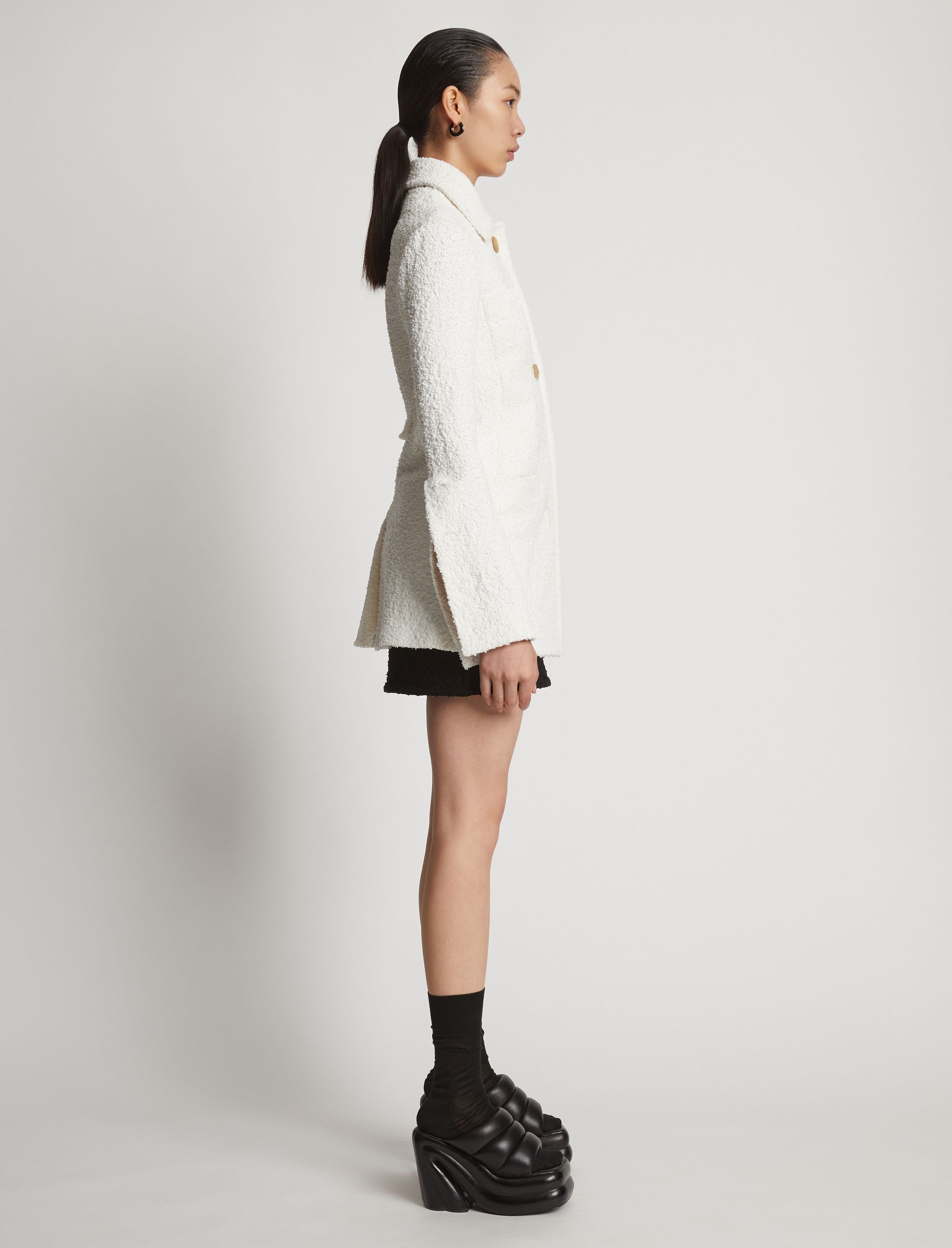 Stretch Boucle Blazer - 4