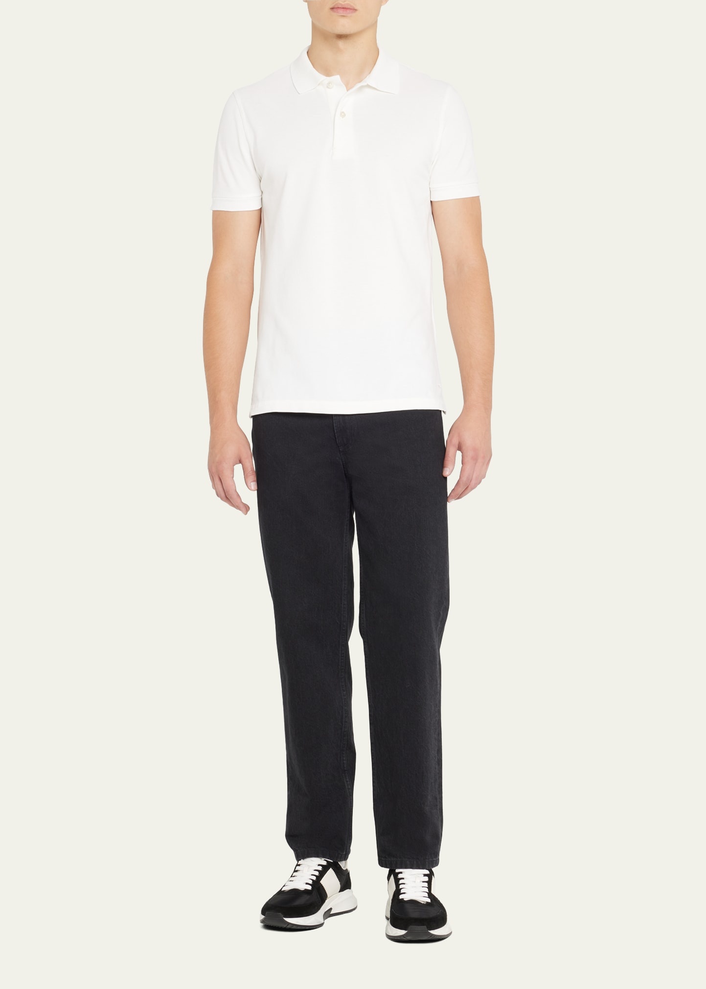 Men's Cotton Piqué Polo Shirt - 2