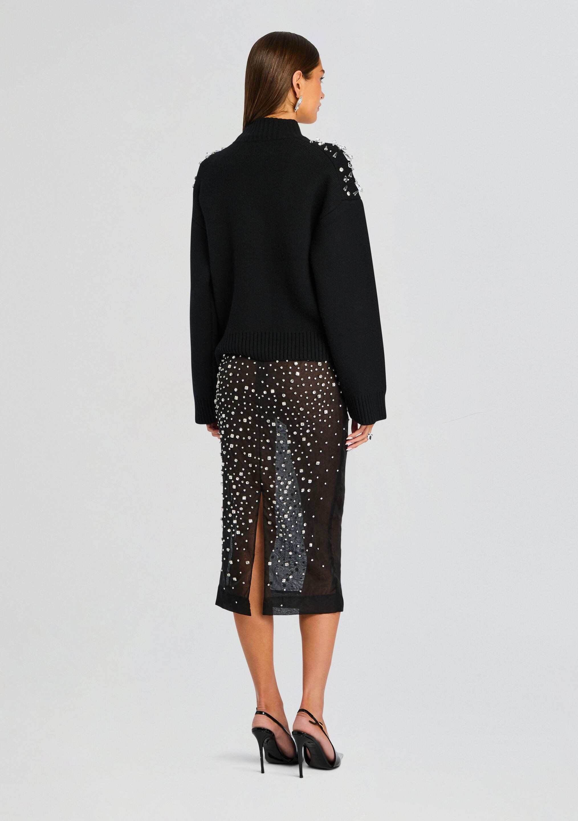 CHRISTA EMBELLISHED SWEATER - 4