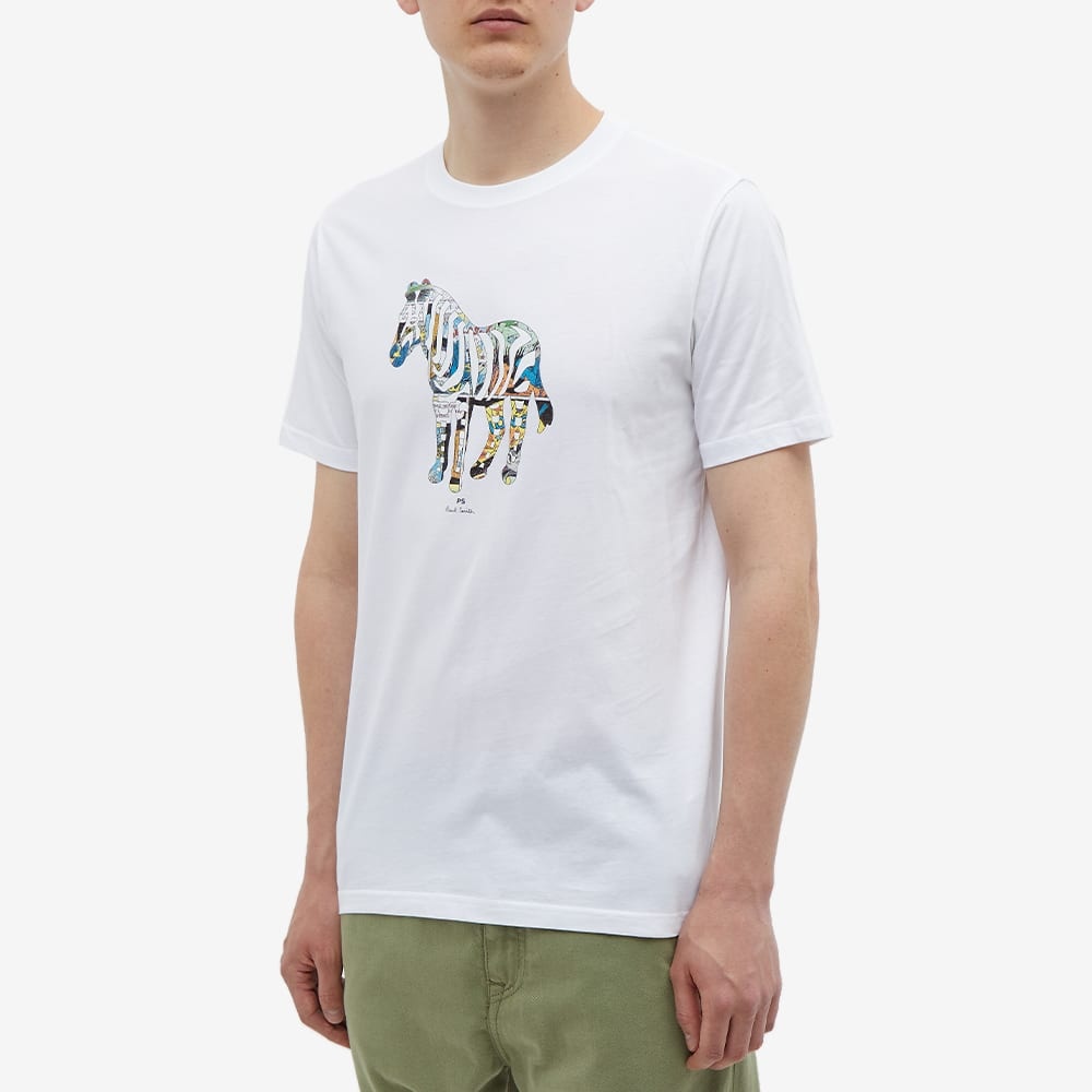 Paul Smith Multicoloured Zebra Tee - 3