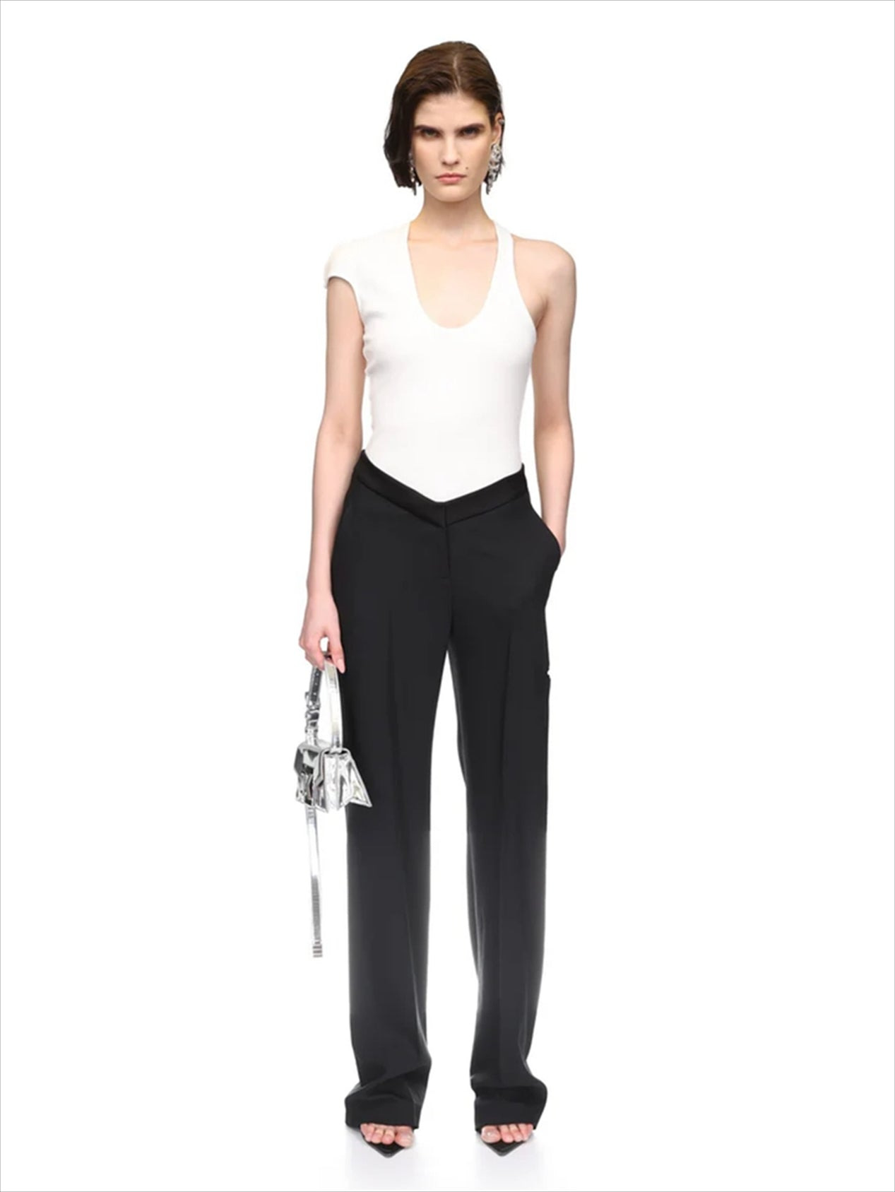 STRAIGHT LEG TAILORED TROUSERS - 2