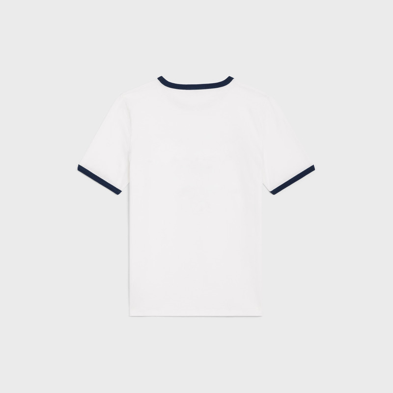 CELINE celine paris t-shirt in cotton jersey outlook