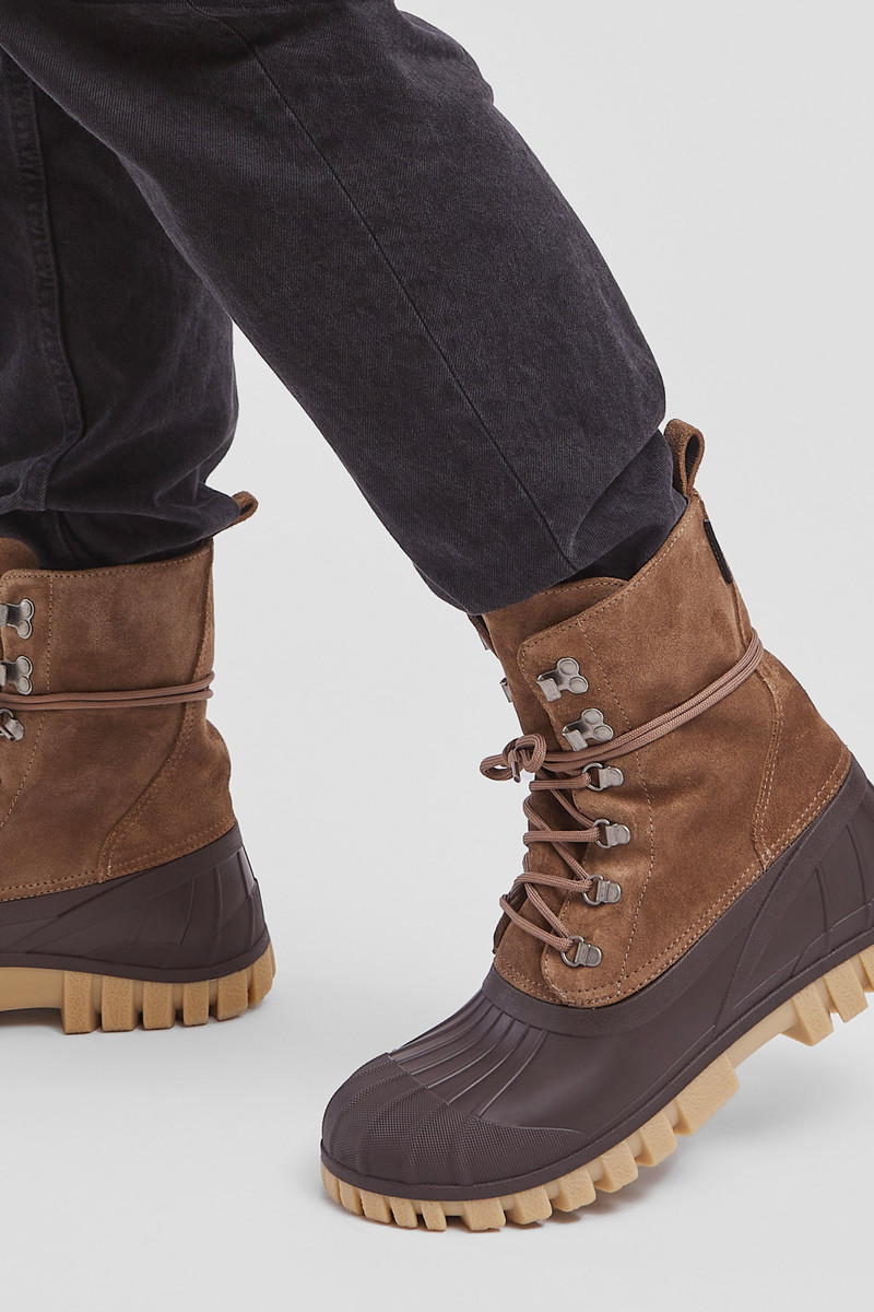 Stutterheim Patrol Boot Suede Tobacco outlook