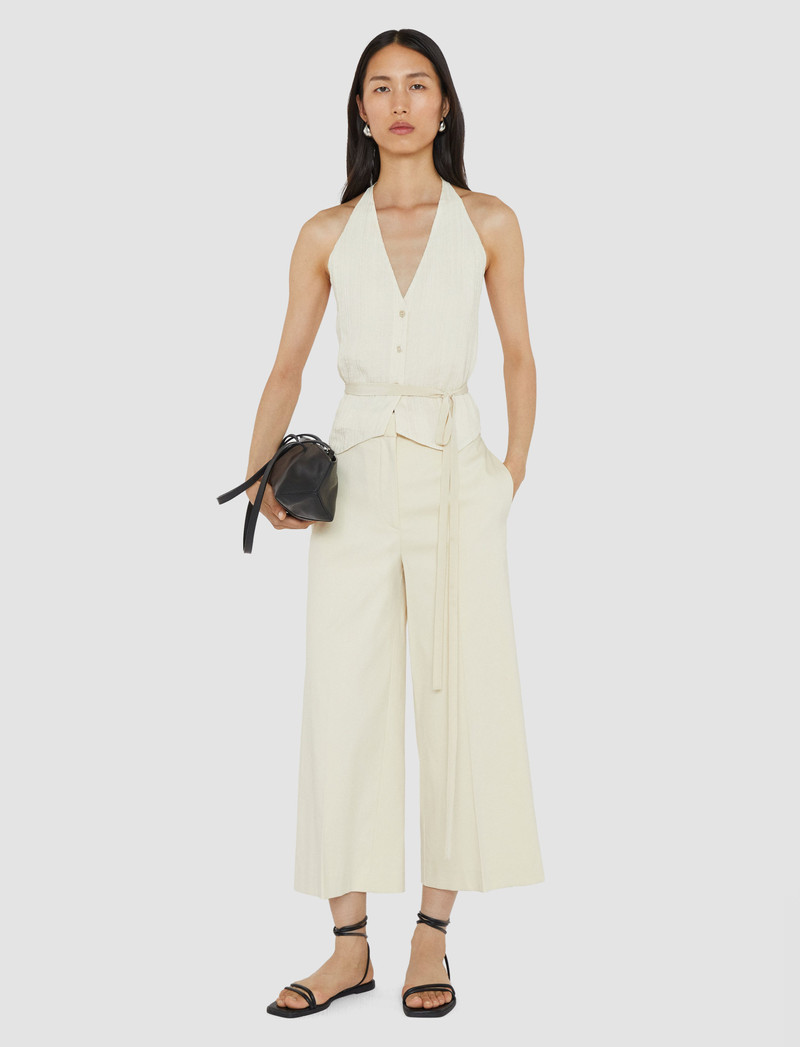 JOSEPH Temple Light Gabardine Stretch Trousers outlook