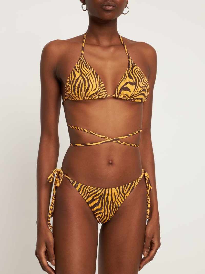 Reina Olga Miami printed triangle bikini outlook