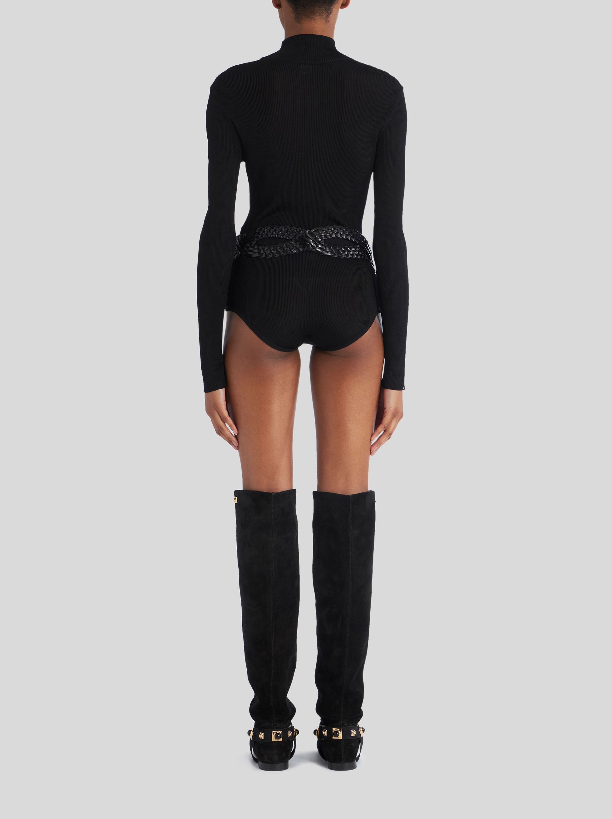 JERSEY BODYSUIT WITH ETRO CUBE LOGO - 4
