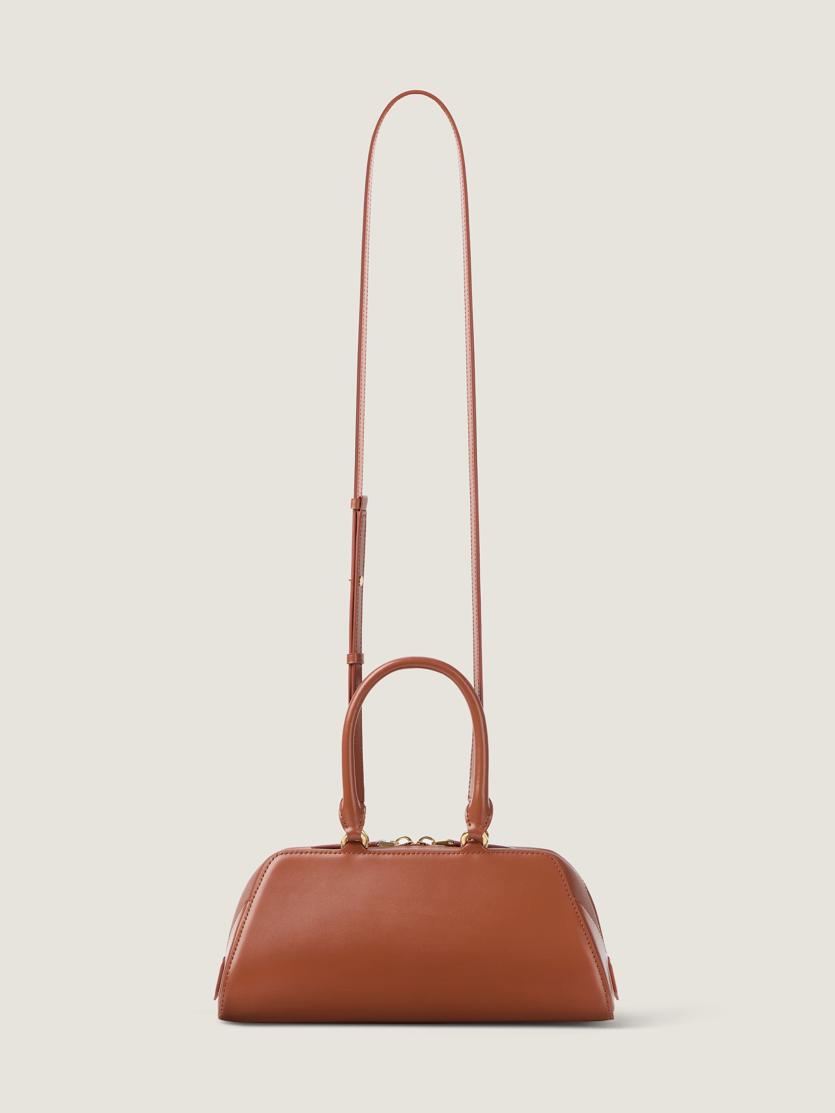 SMALL ANTIGONA EAST-WEST BAG IN BOX LEATHER - 4