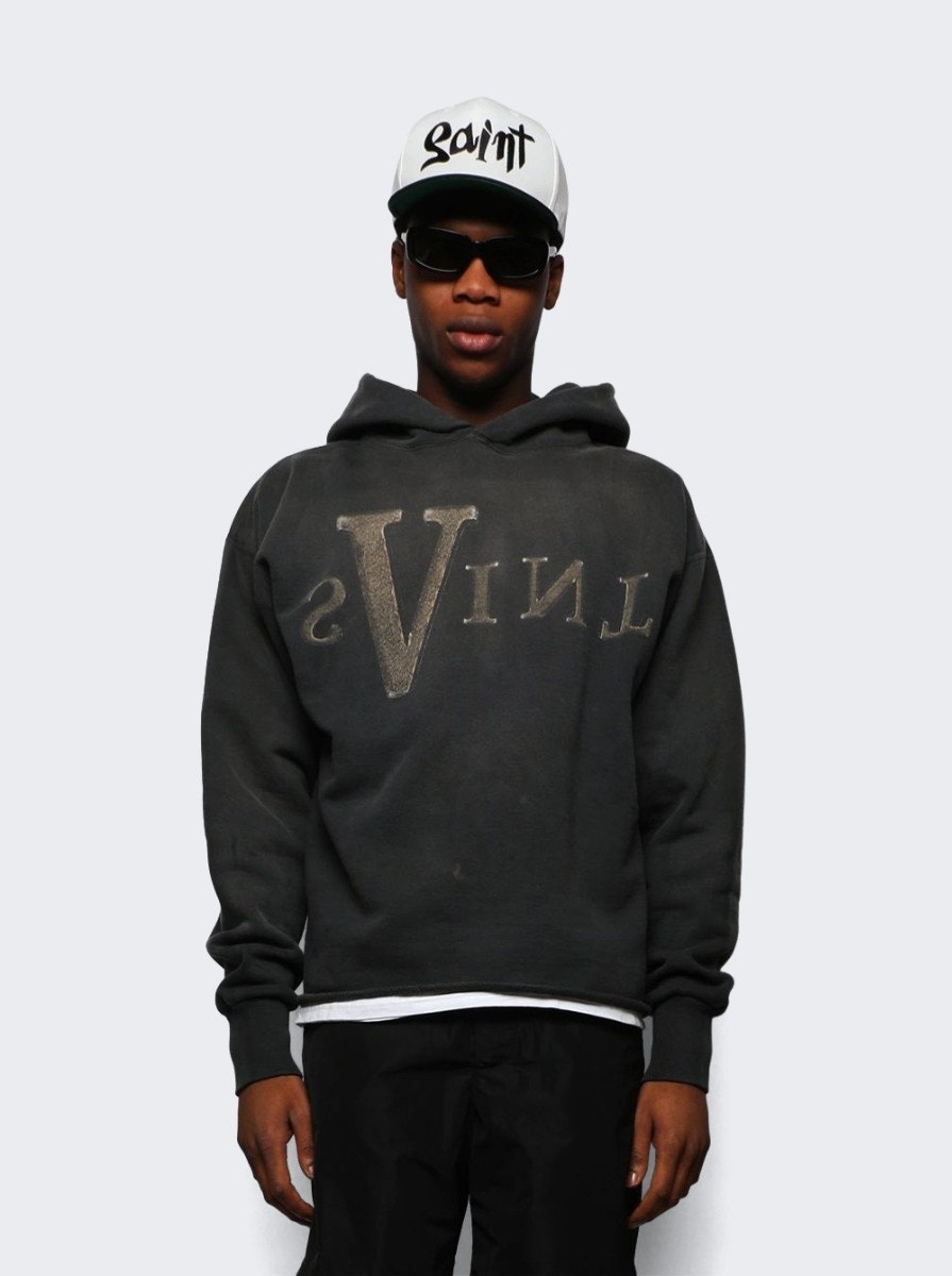 X Vlone Maria Black Sweatshirt - 9