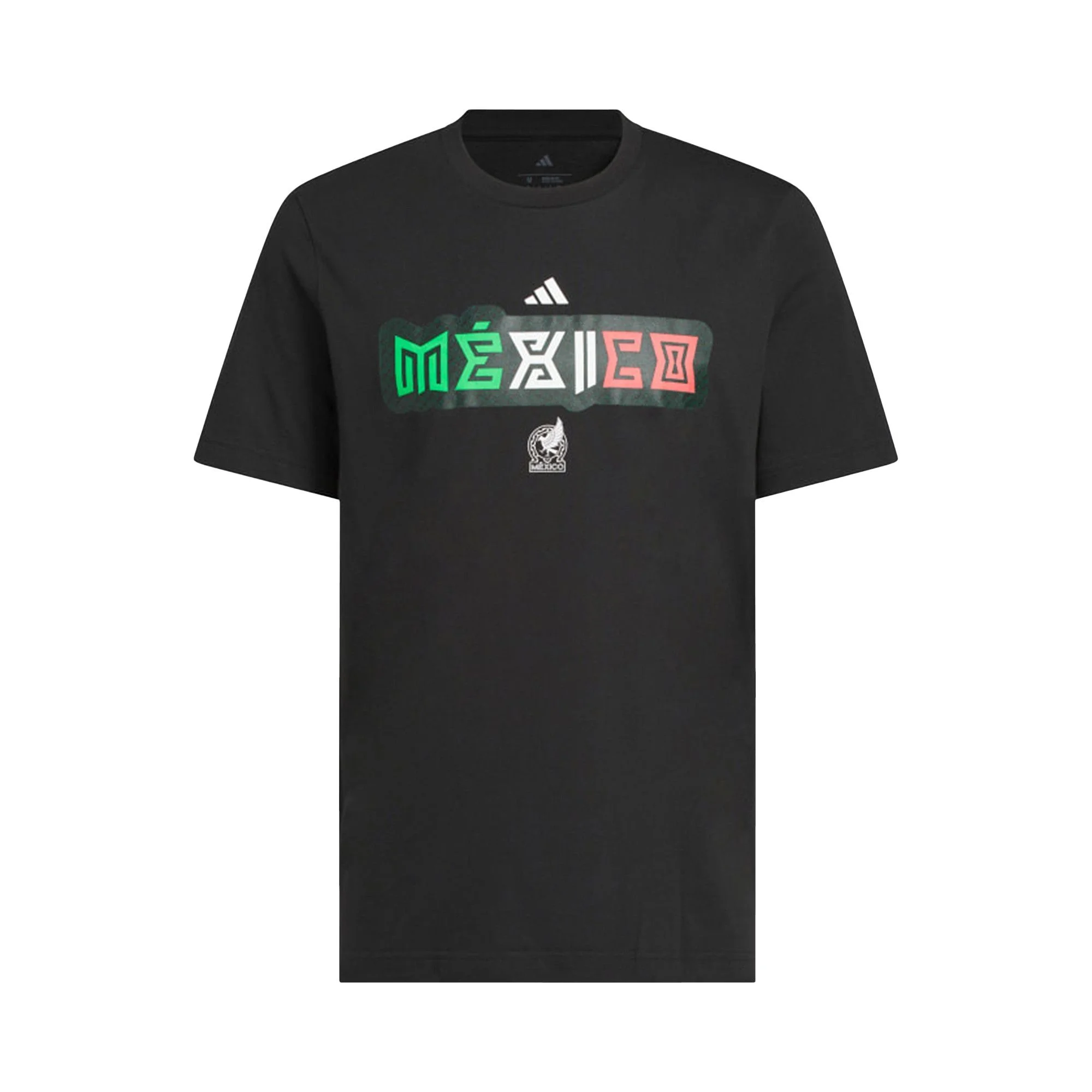 Adidas World Cup 26 Mexico Home Graphic Tee 'Black' - 1