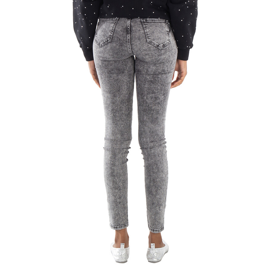 Philipp Plein Storm Grey Denim 5 Pocket Pants - 5