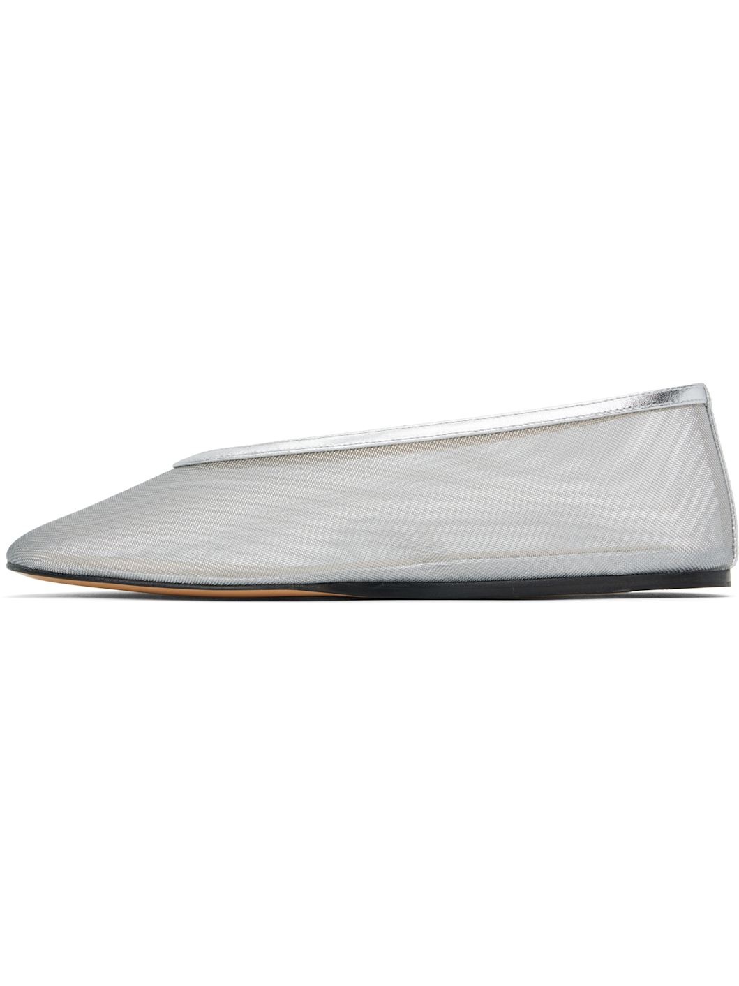 Silver Luna Ballerina Flats - 3