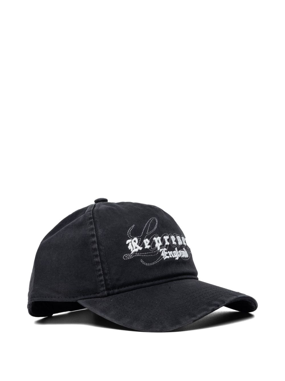 embroidered script cap hat - 3