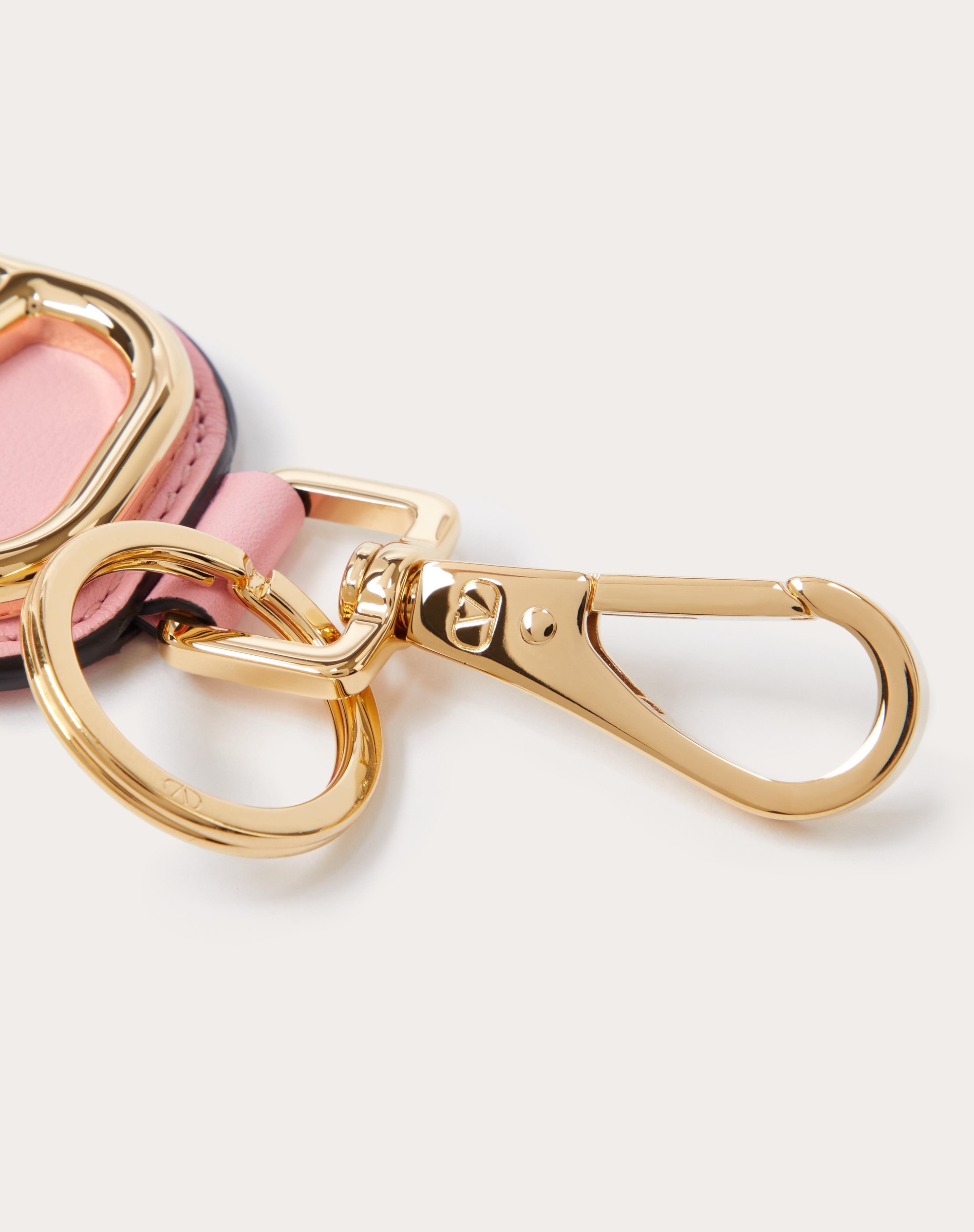 VLOGO SIGNATURE CALFSKIN KEY CHAIN - 3