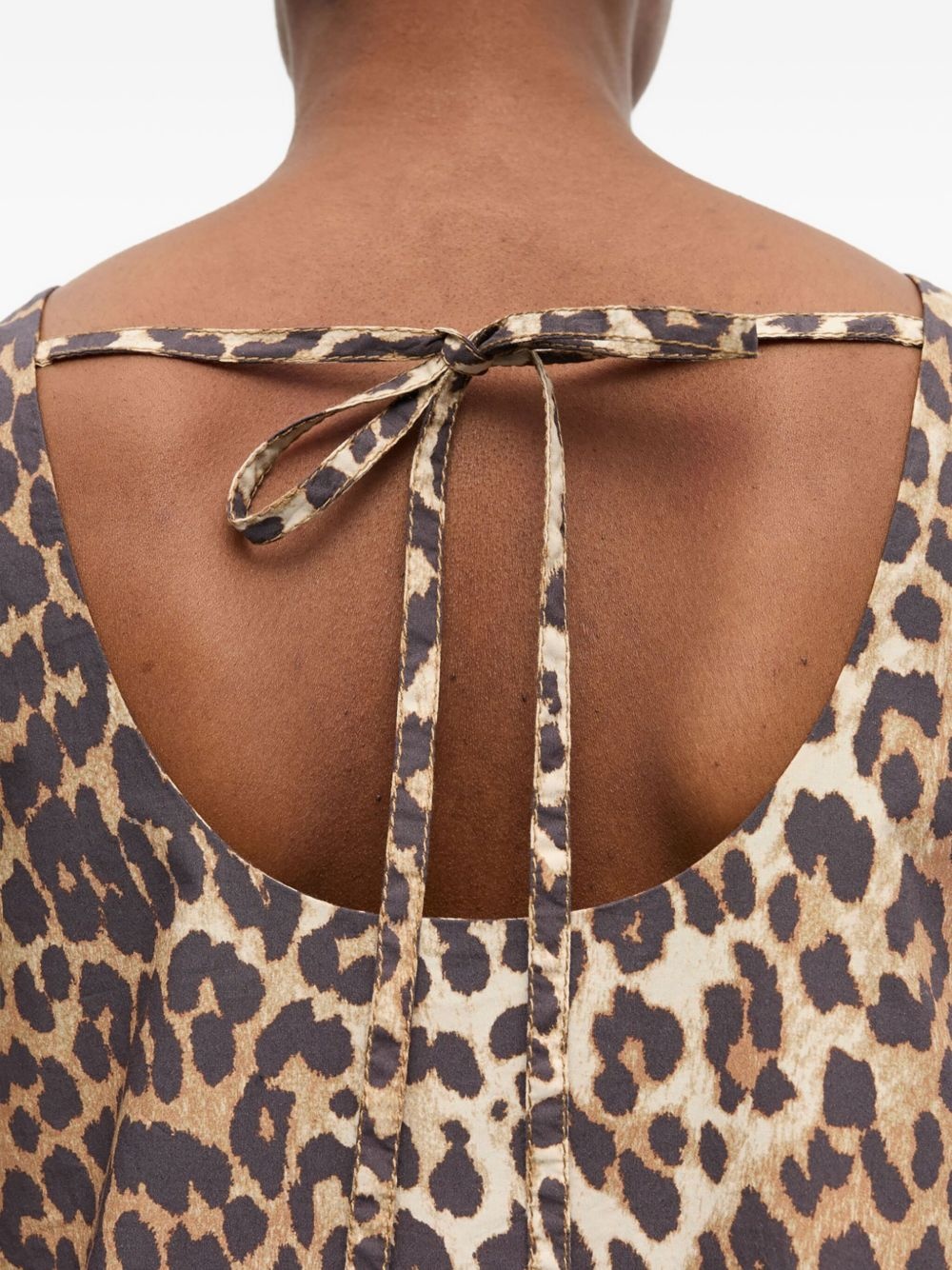 leopard-print dress - 5