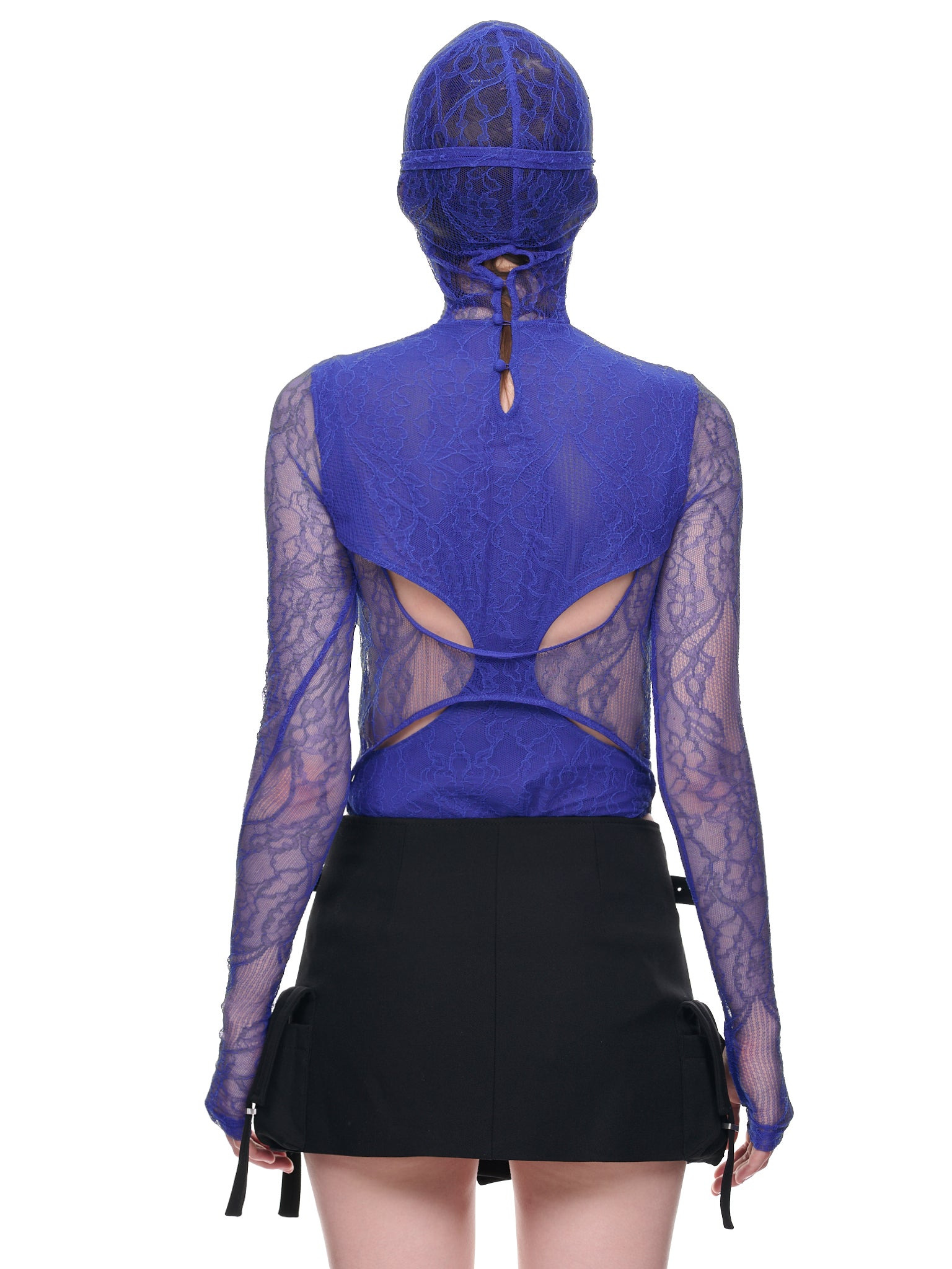 Visceral Lace Masked Bodysuit - 3