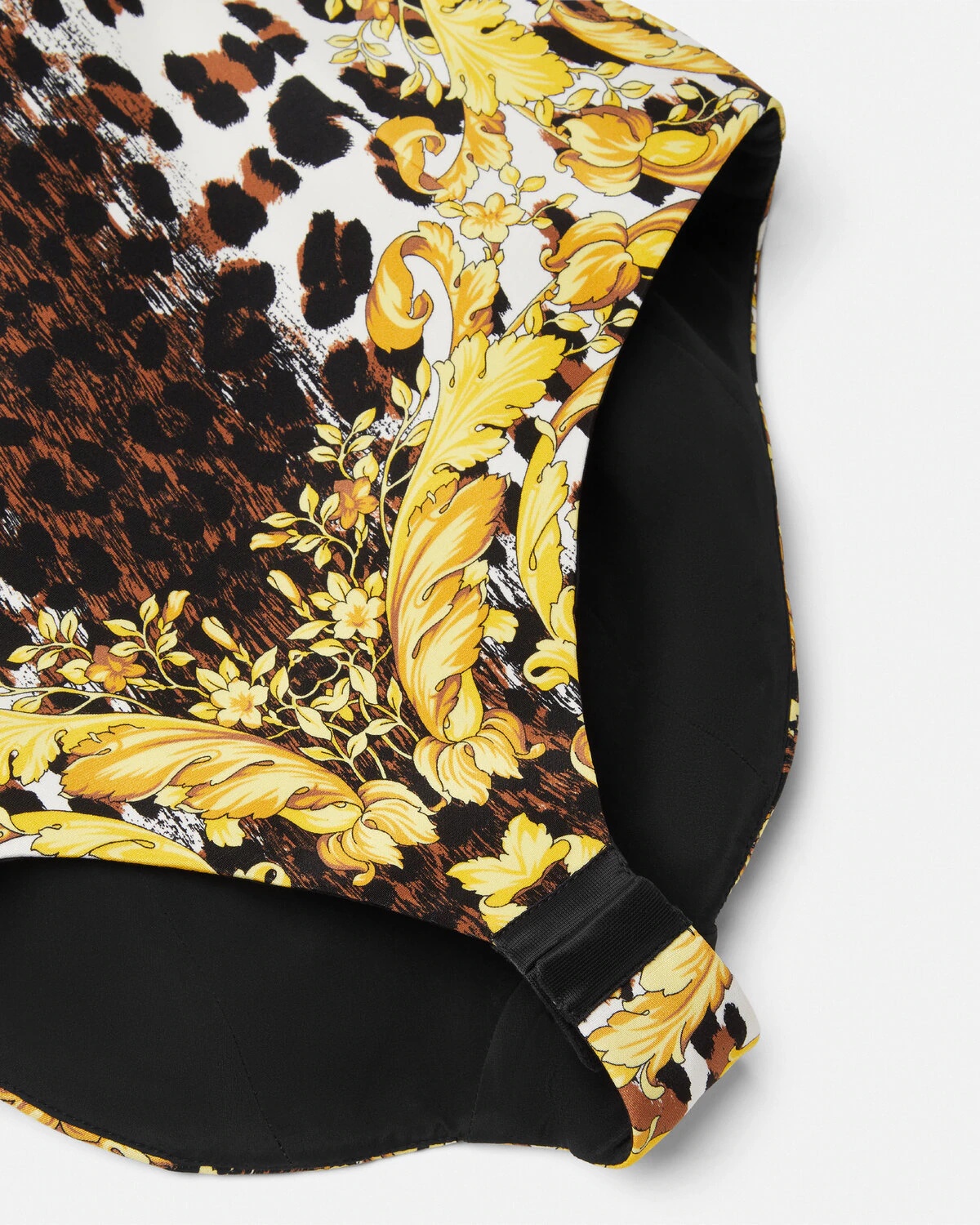 Wild Barocco Silk Cady Corset Bodysuit - 4