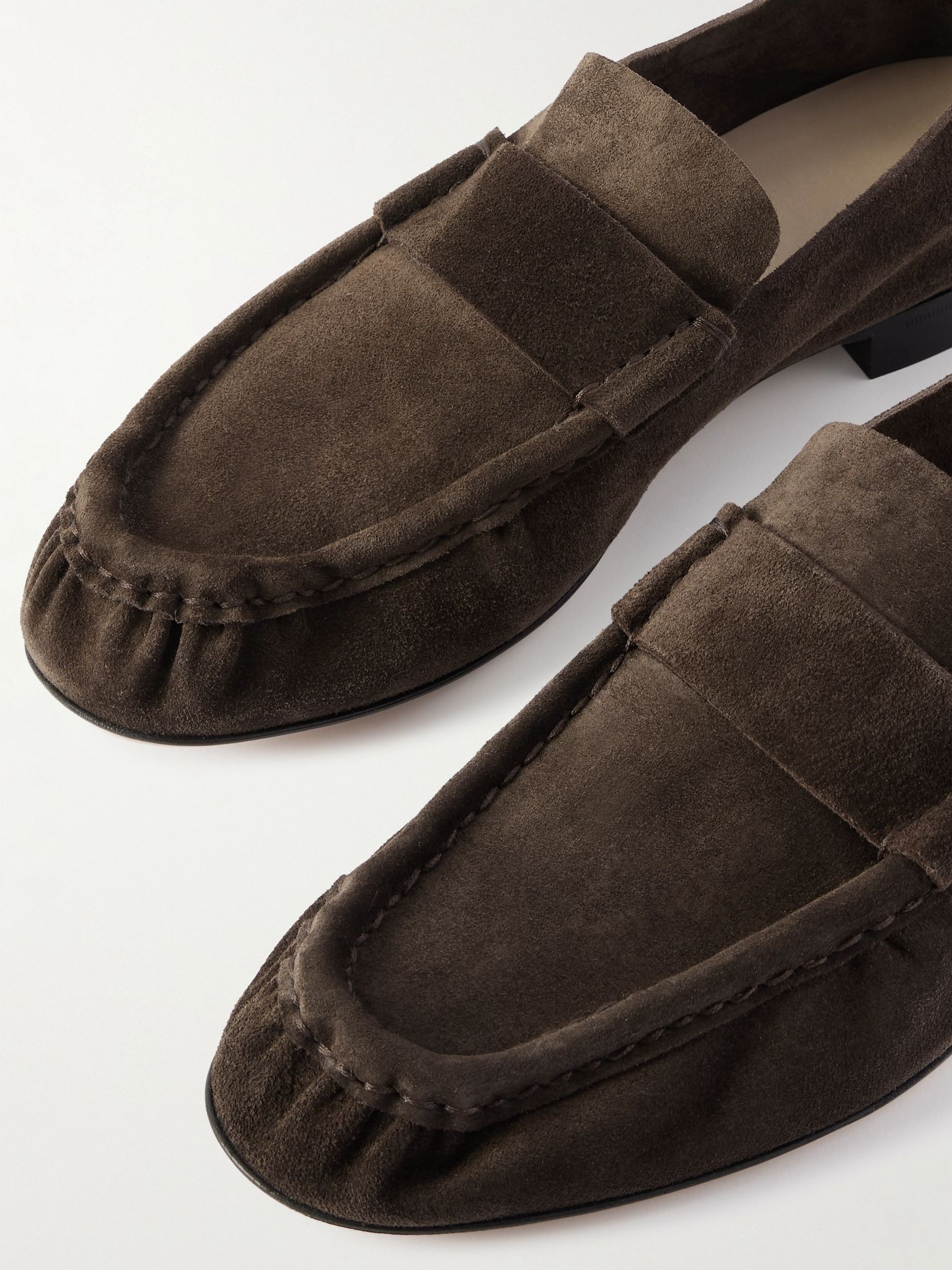 Suede Loafers Brown - 5