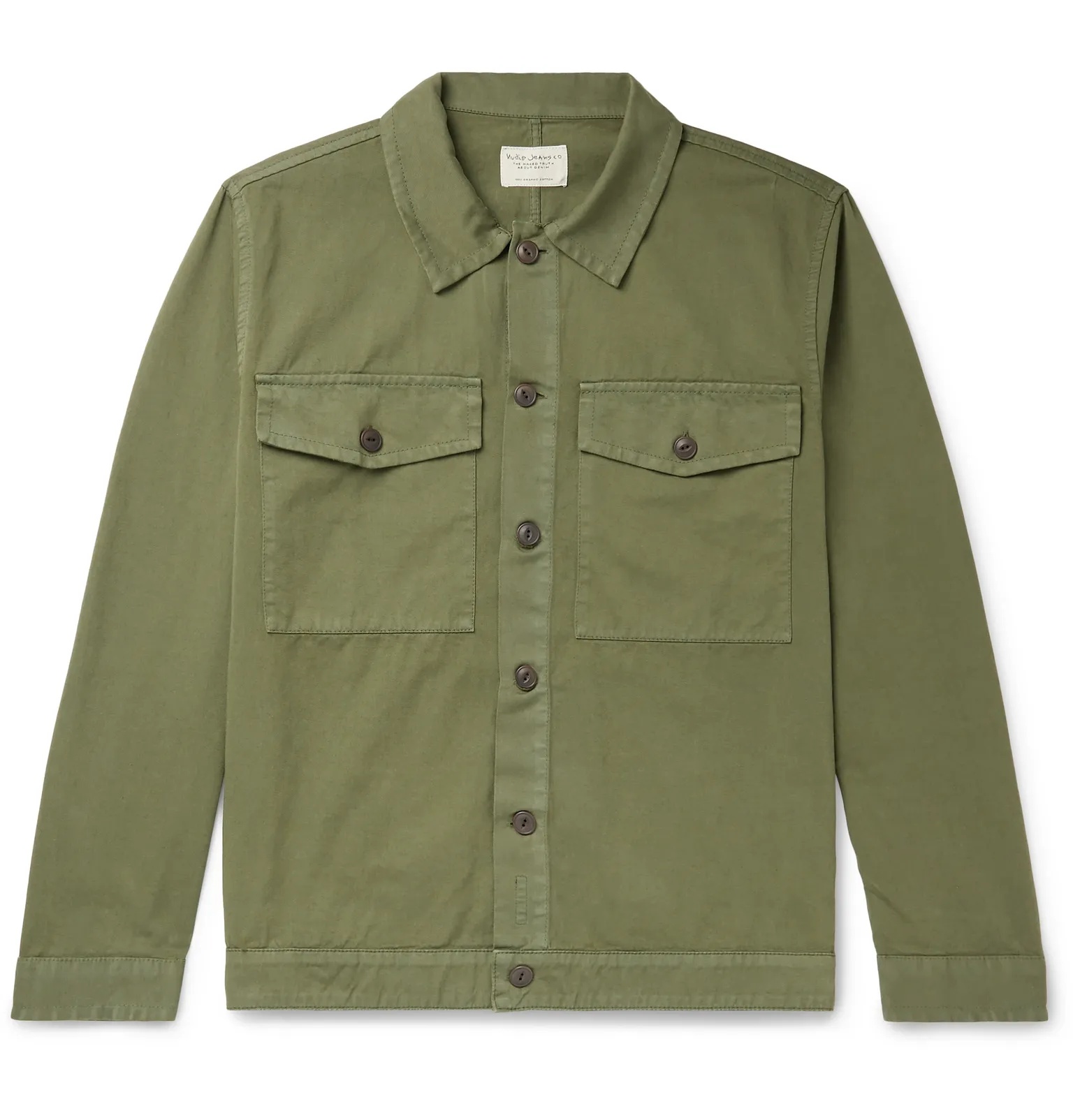 Colin Cotton-Twill Overshirt - 1