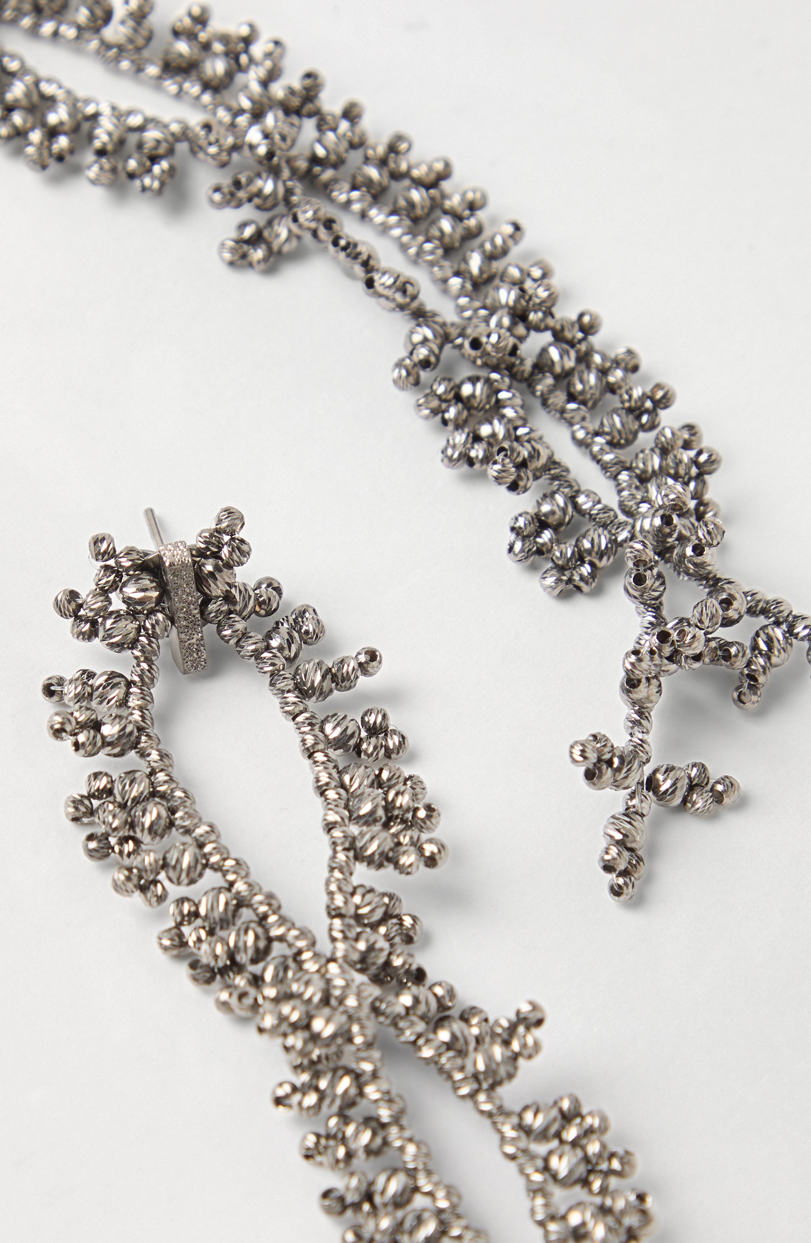 Brunello Cucinelli Knotted earrings in Silver at Nordstrom - 3