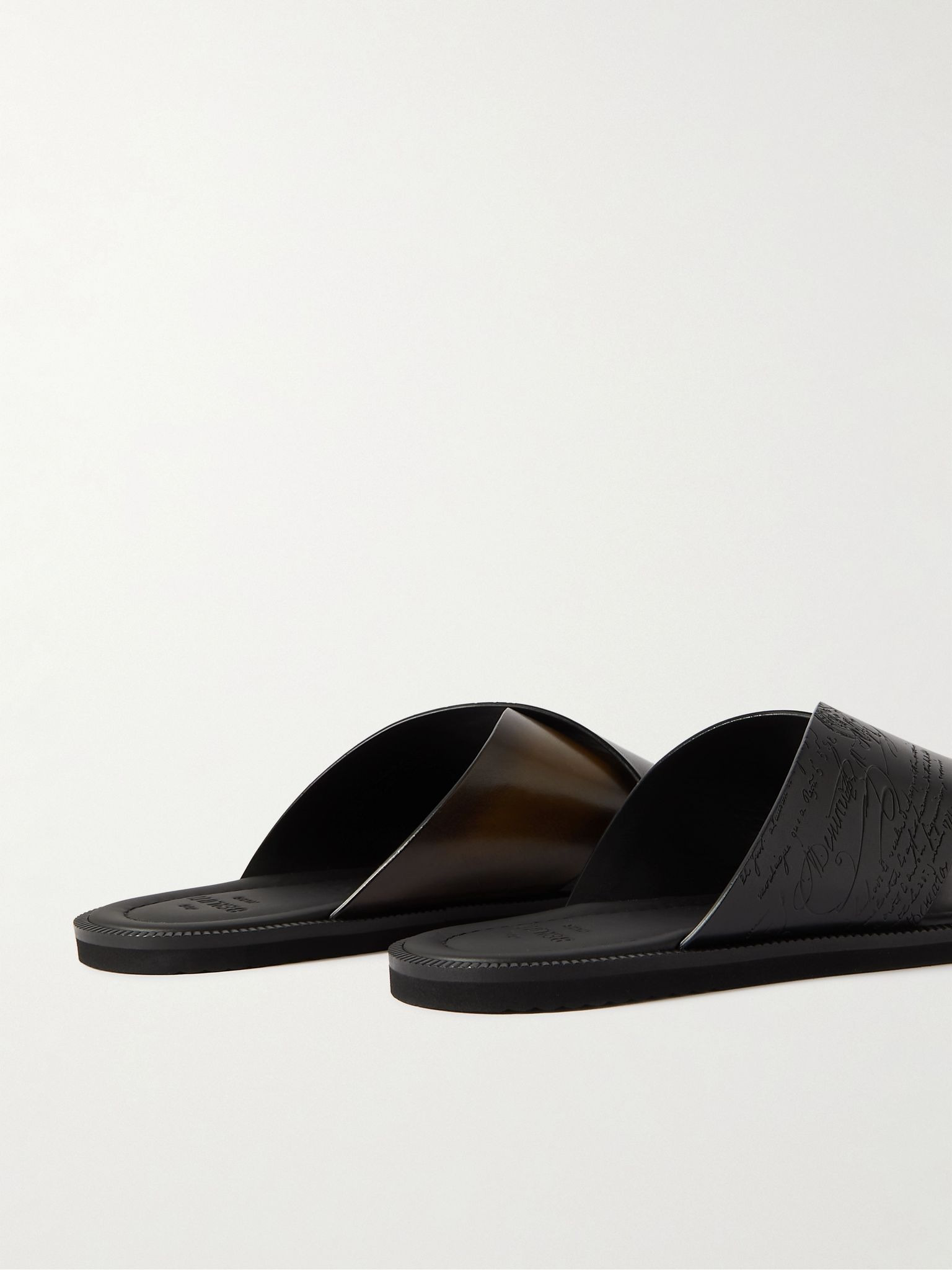 Sifnos Scritto Venezia Leather Sandals Brown - 5