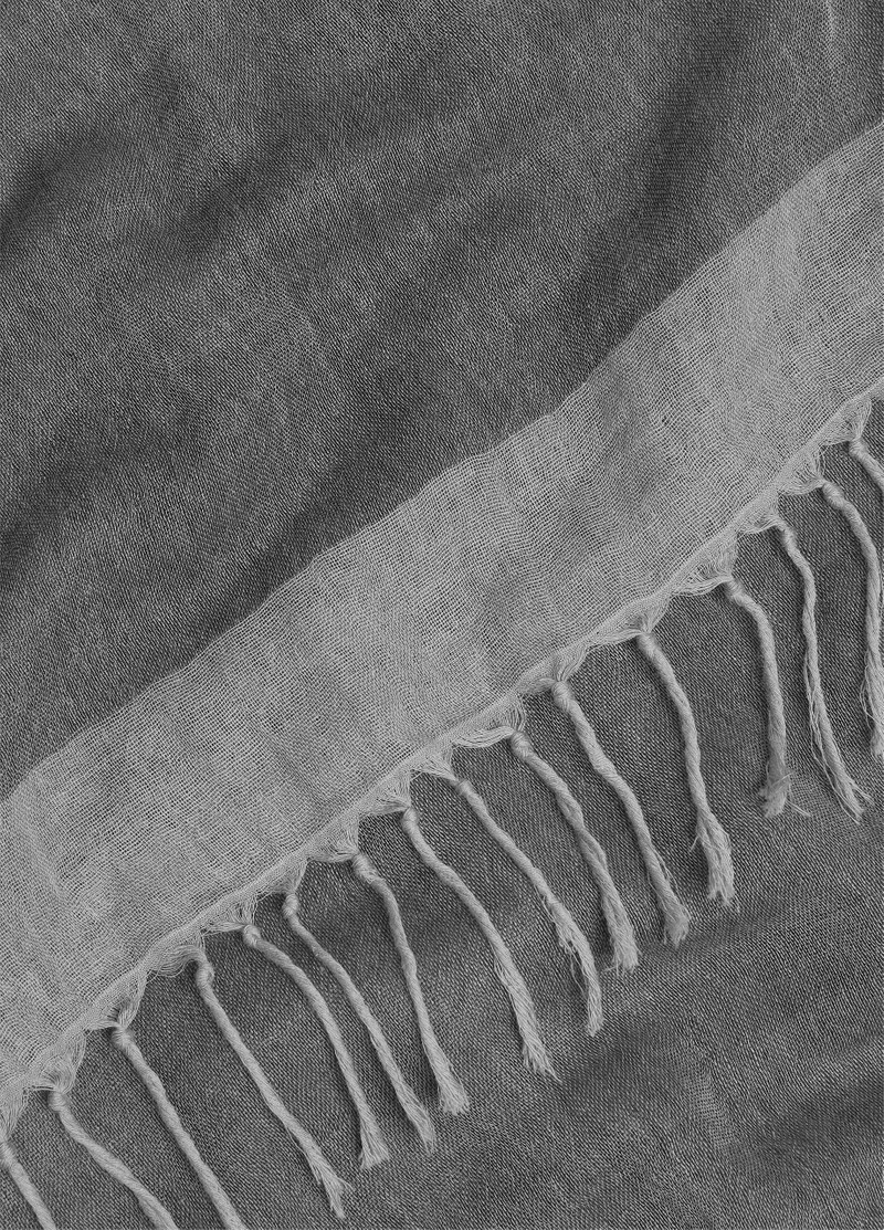 Vince Border-Stripe Cotton Scarf outlook