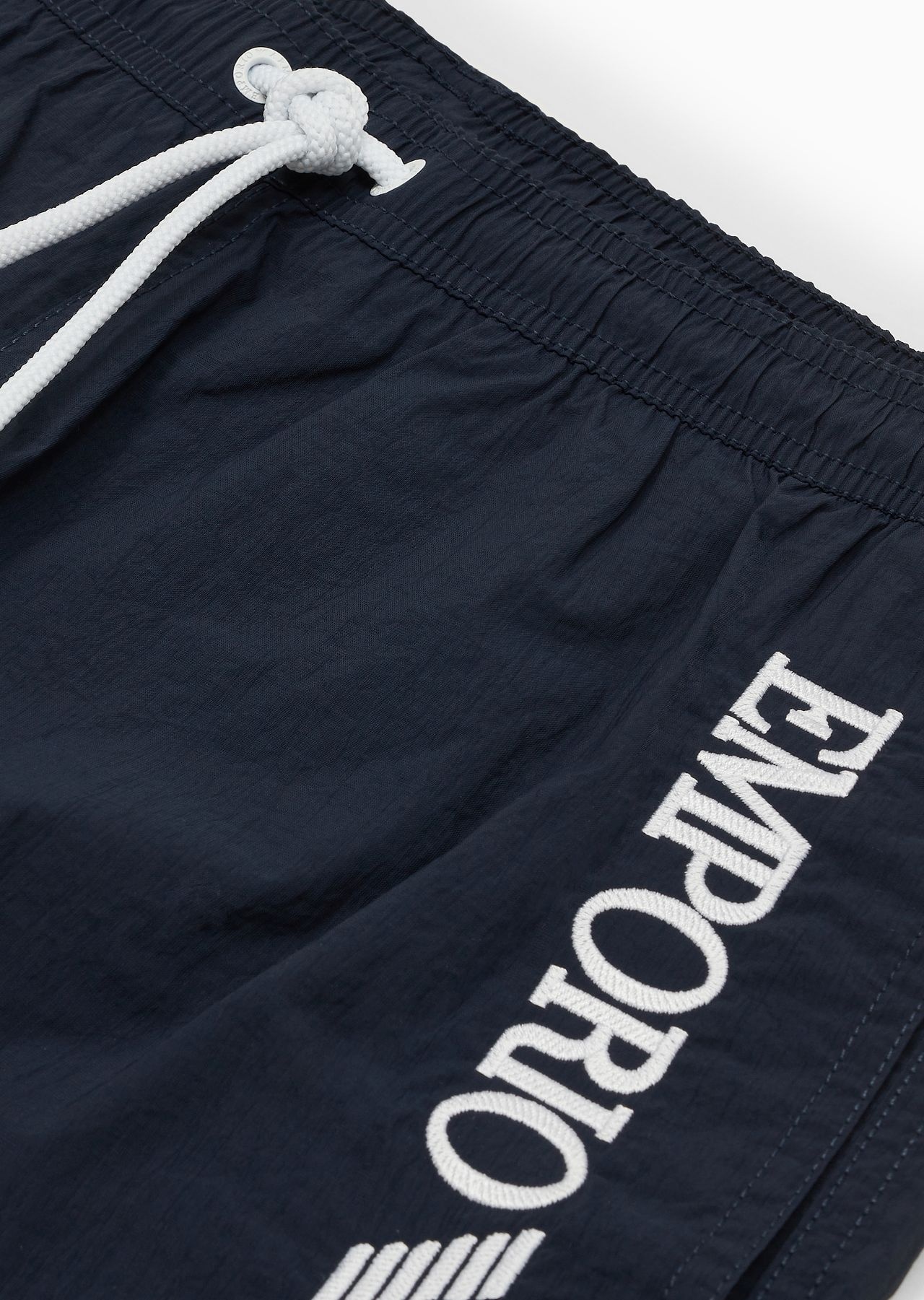 Crinkle swim shorts with logo embroidery on the side - 4