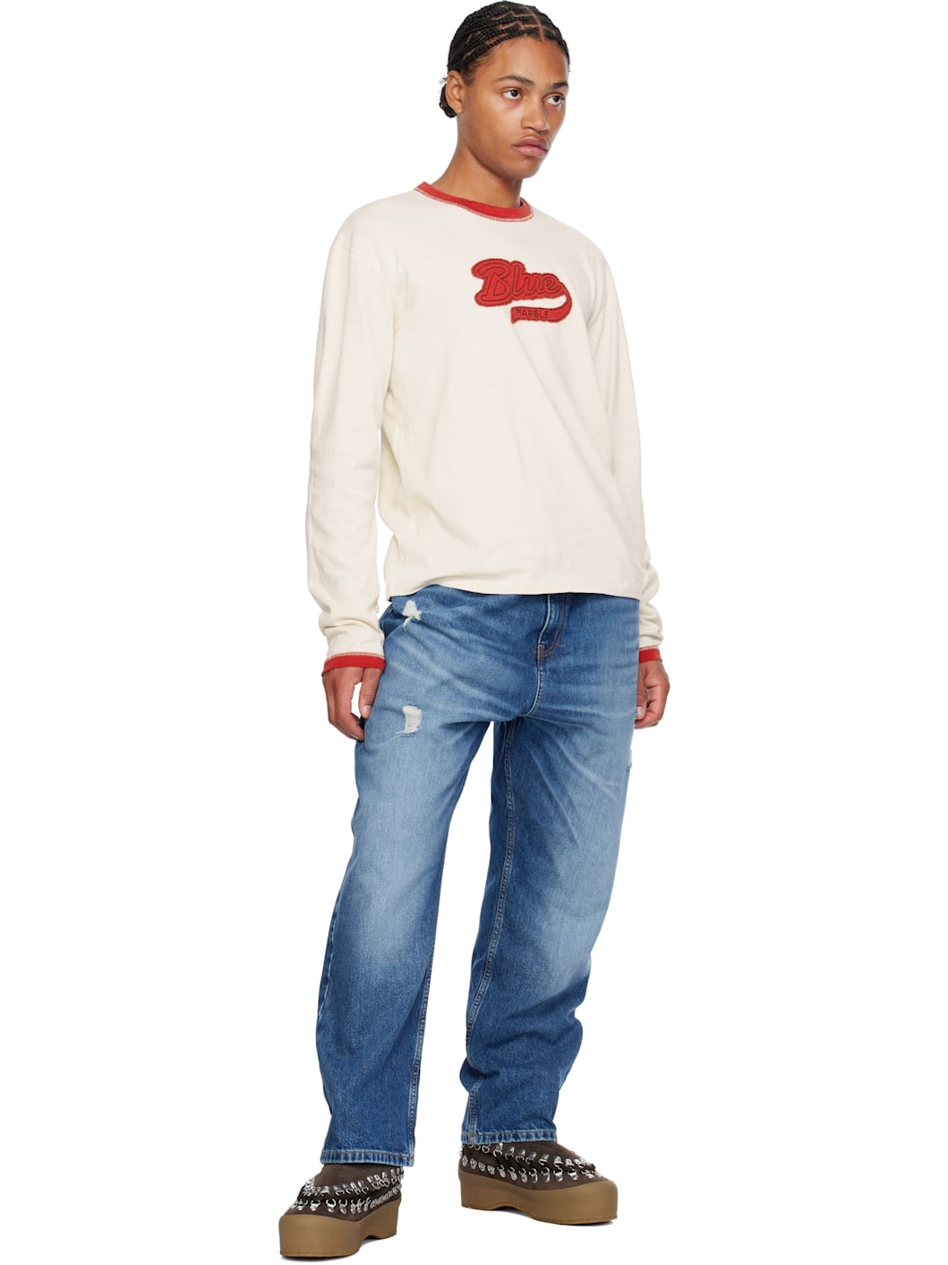 Off-White Cotton Flame T-shirt - 4