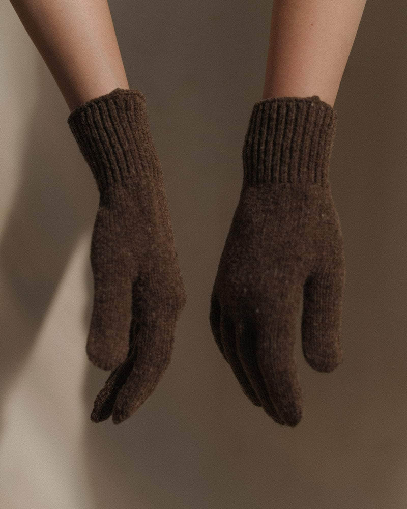Ribbed Gloves - Arles Merino Wool 1