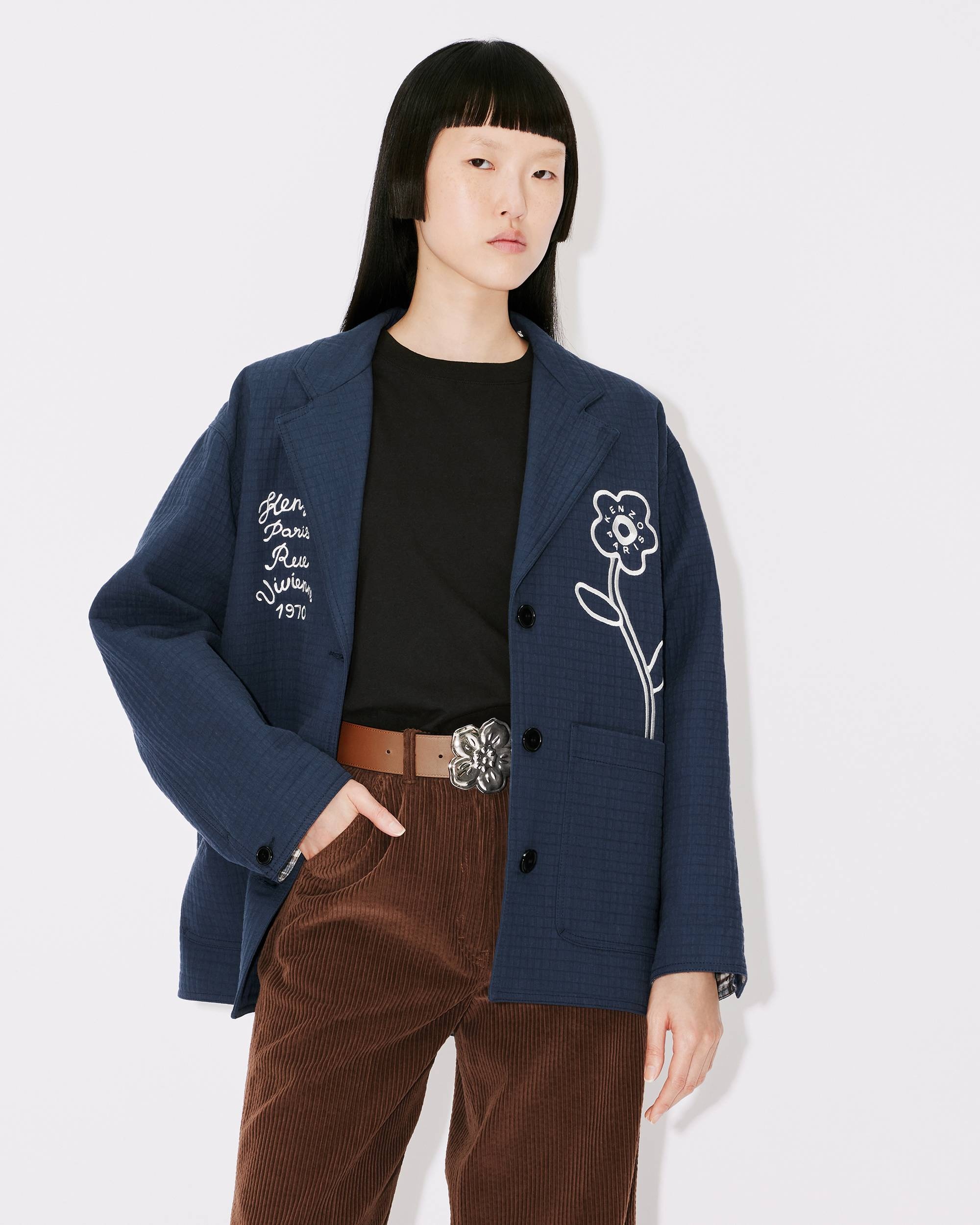 KENZO NIGO Rue Vivienne ワークウエア ジャケット(XS) KENZO（ケンゾー）の「'KENZO Rue Vivienne' デニム ワーク
