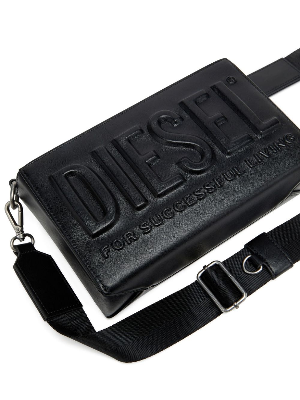 DSL 3D logo-embossed shoulder bag - 5