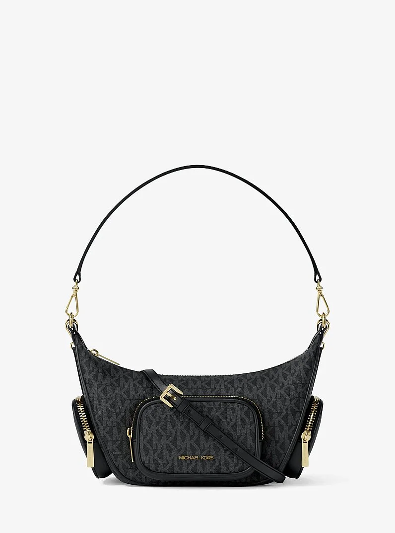 Merritt Small Signature Logo Convertible Shoulder Bag - 1