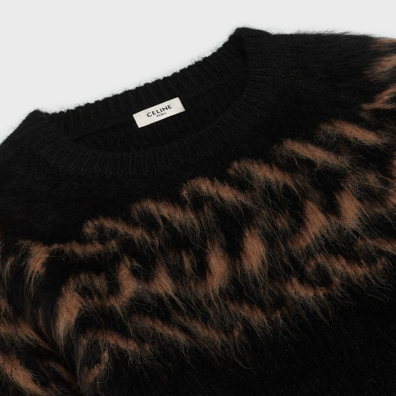 CREW NECK SWEATER IN BRUSHED WOOL 3