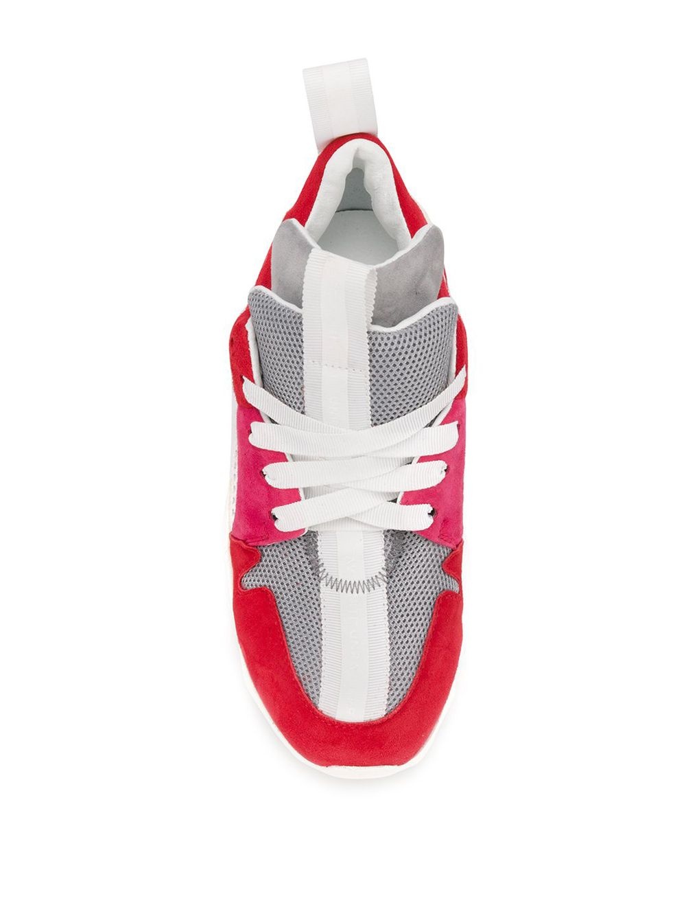 mesh panel sneakers - 4