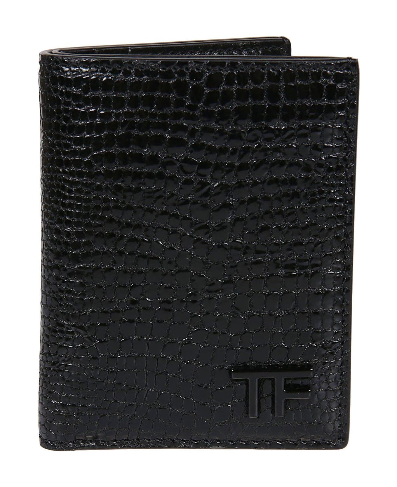 Tf Plaque Bi-fold Wallet - 1