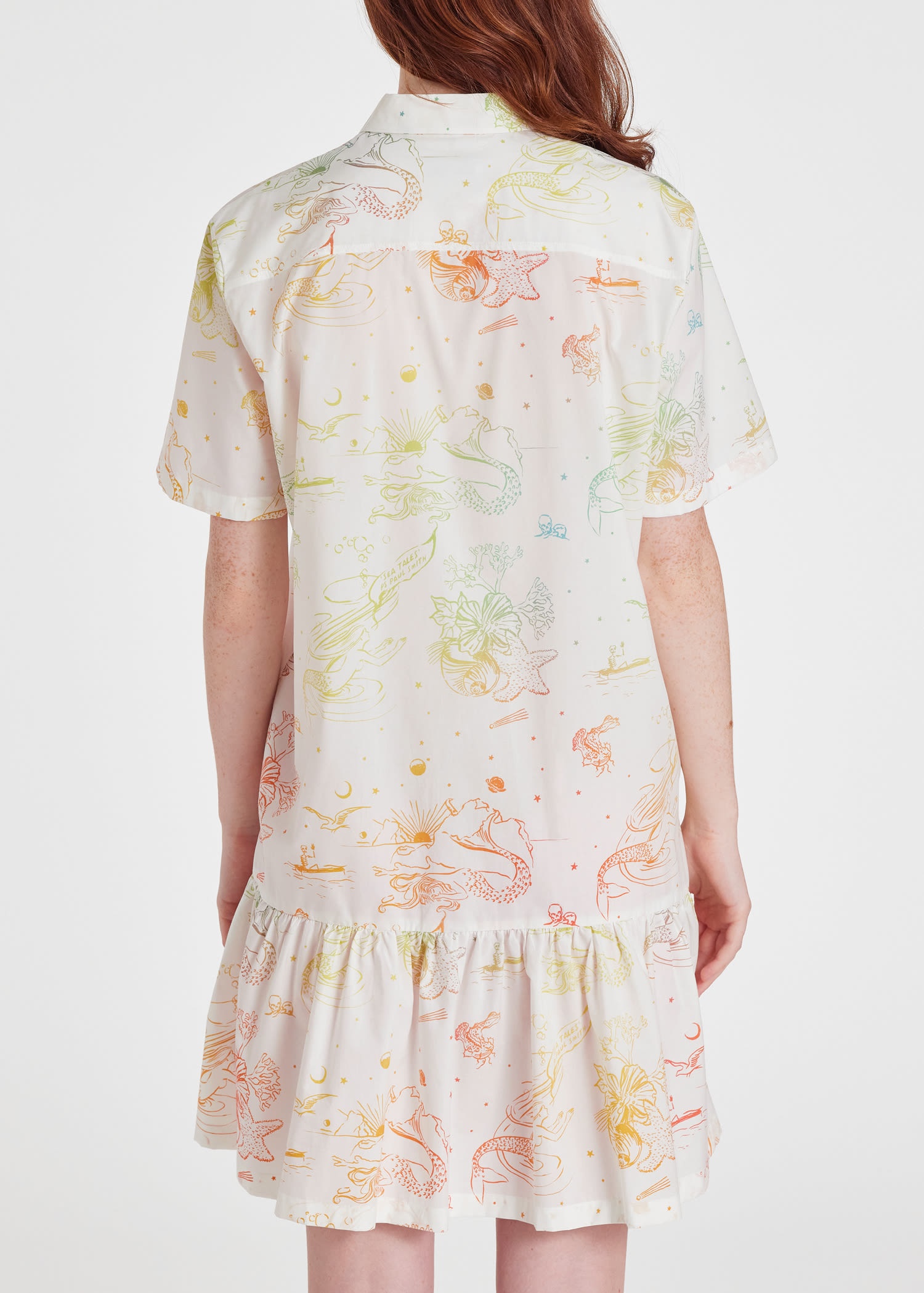 Cotton 'Sea Tales' Shirt Dress - 4