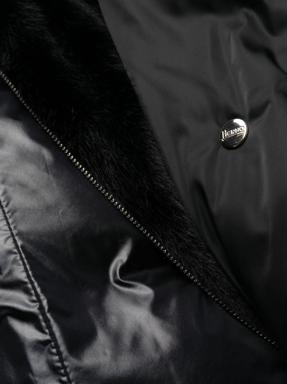 hooded quilted coat - 8