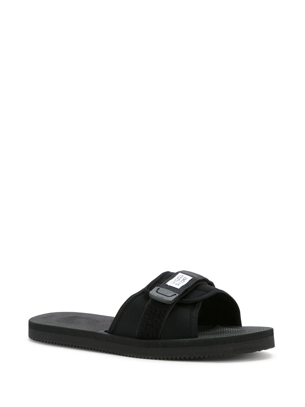 open-toe buckle slides - 2