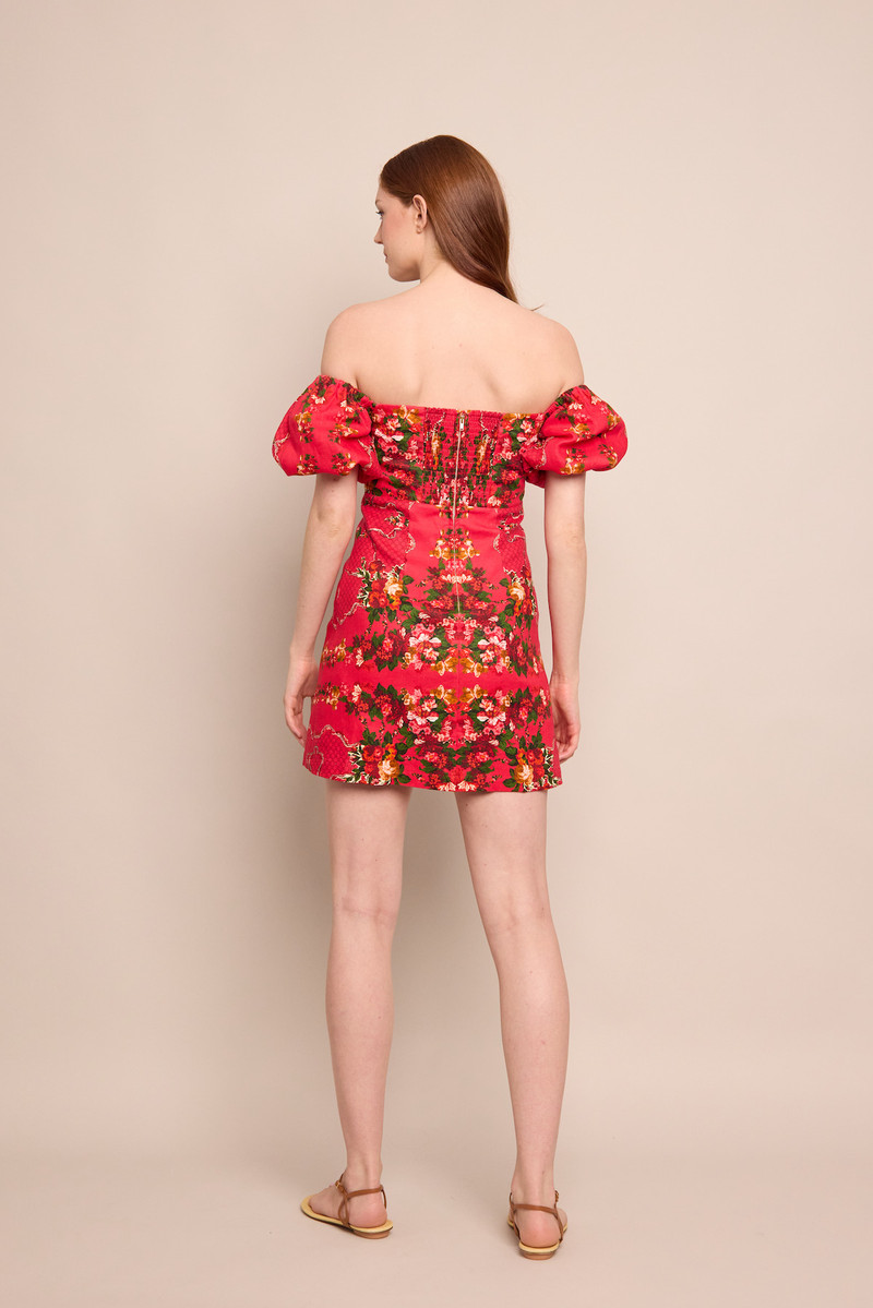 Tully Mini Dress A Mini Dress in Crisp Linen 4