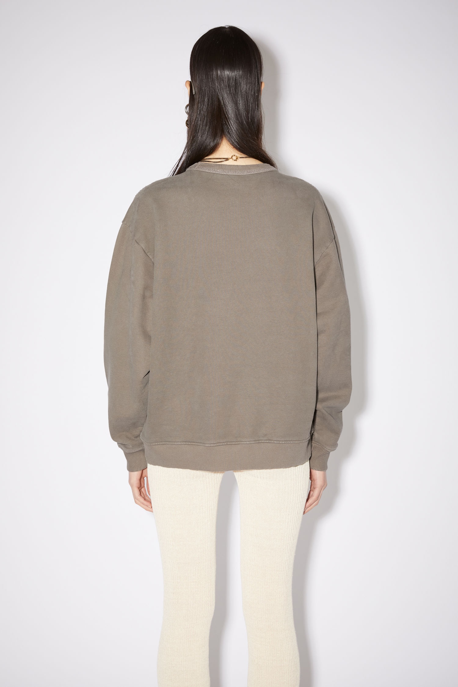 Crew neck sweatshirt - Stone grey - 3