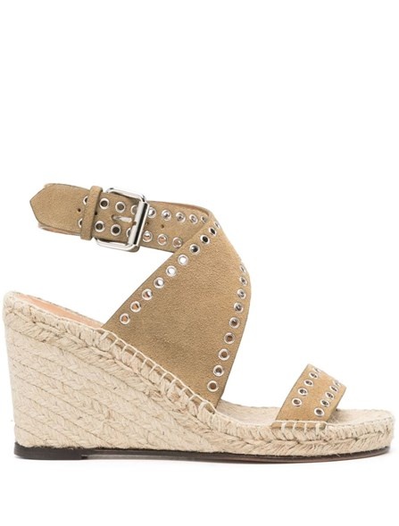 SUEDE ESPADRILLES SANDALS - 1