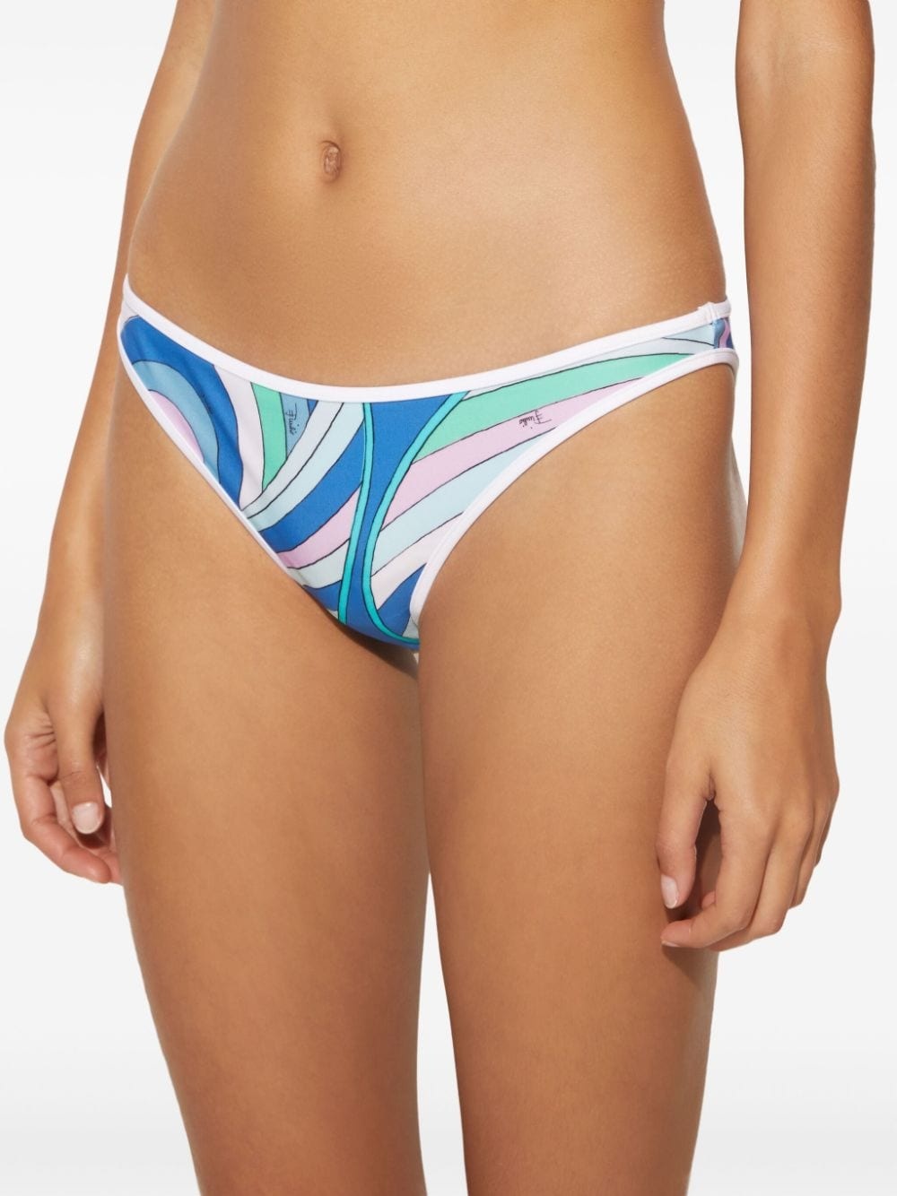 Iride-print bikini bottoms - 6