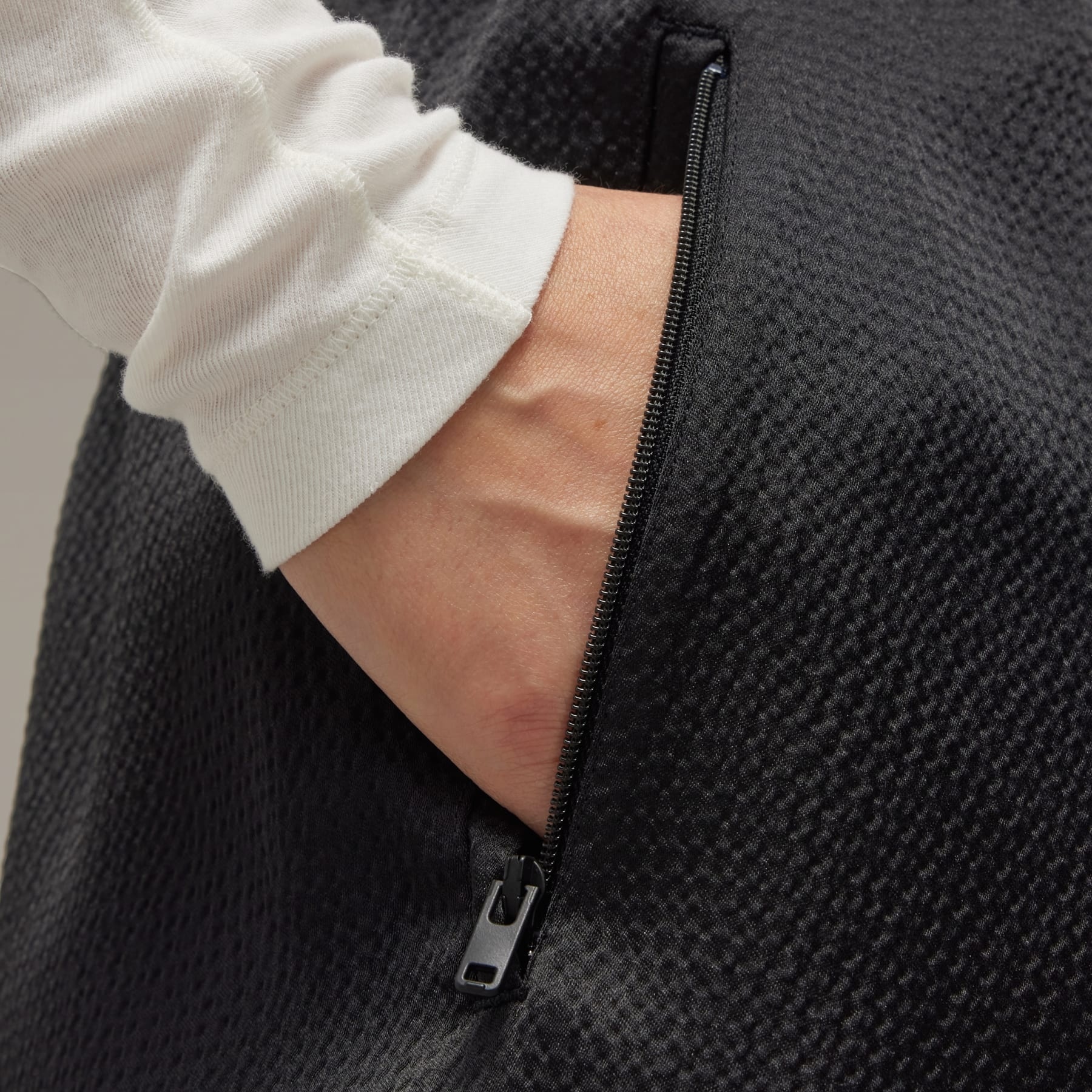 Y-3 Wide Leg Tech Seersucker Pants - 6