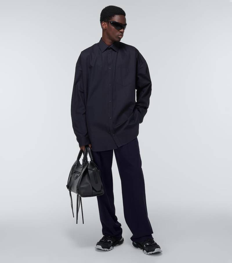 BALENCIAGA Mid-rise wool pants outlook