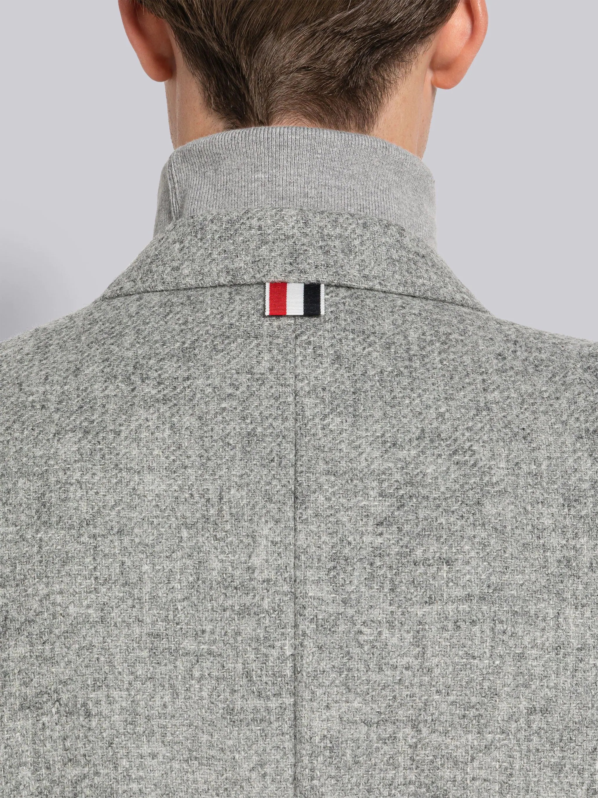 Shetland Wool Single Vent Sport Coat - 5