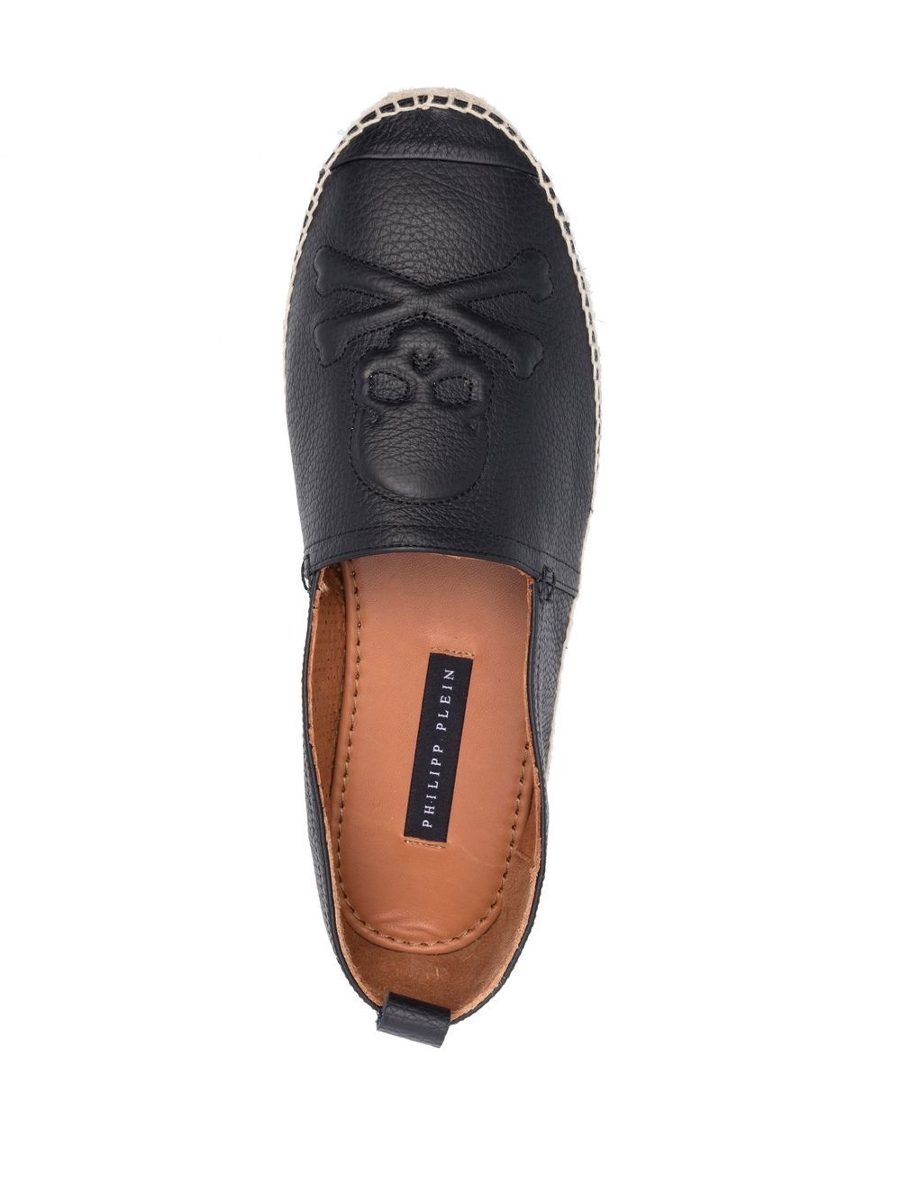 embossed logo espadrilles - 8